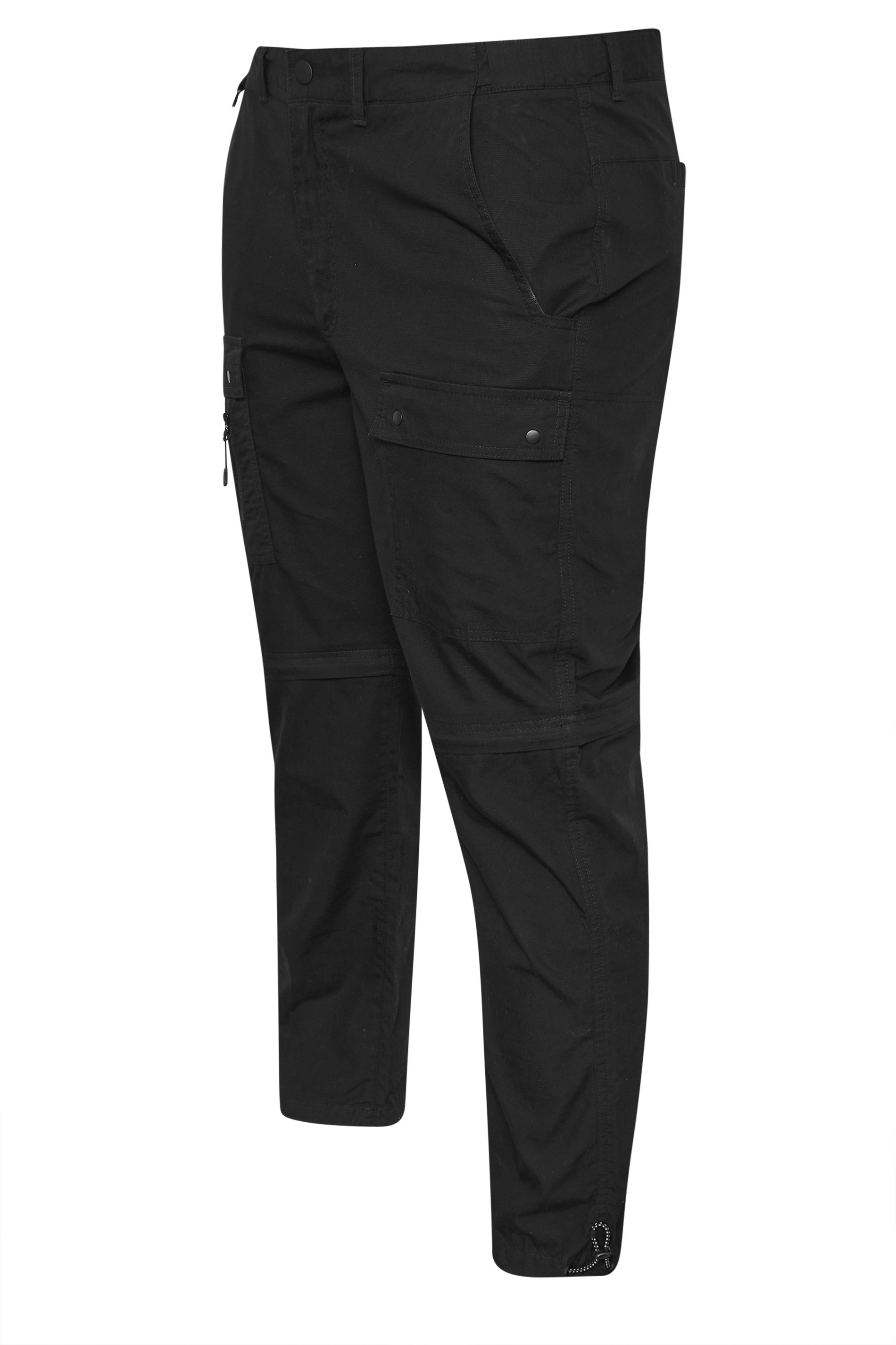 BadRhino Big & Tall Black 2 in 1 Trekking Trousers | BadRhino 8