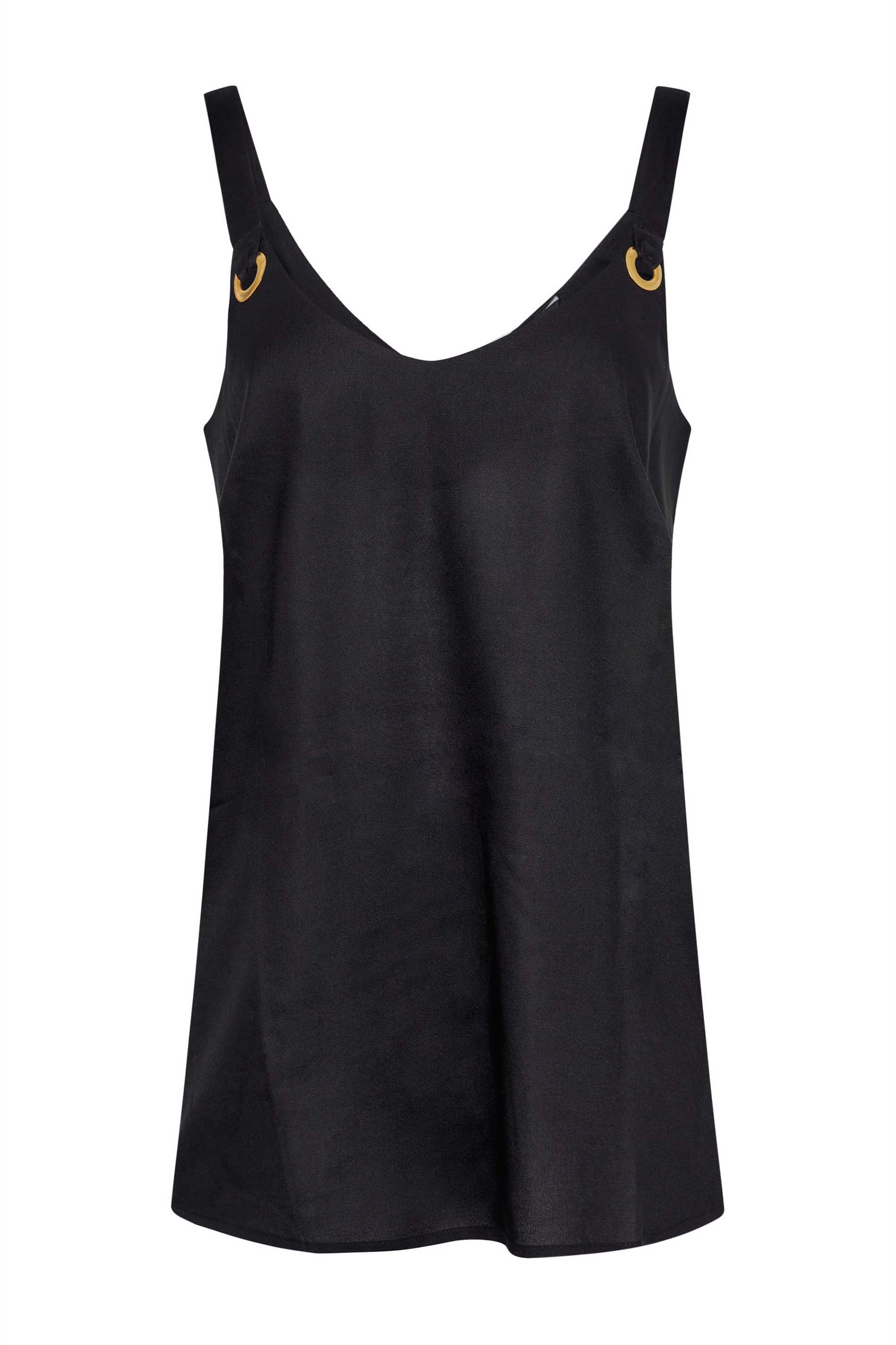 LTS Tall Women's Black Woven Cami Top