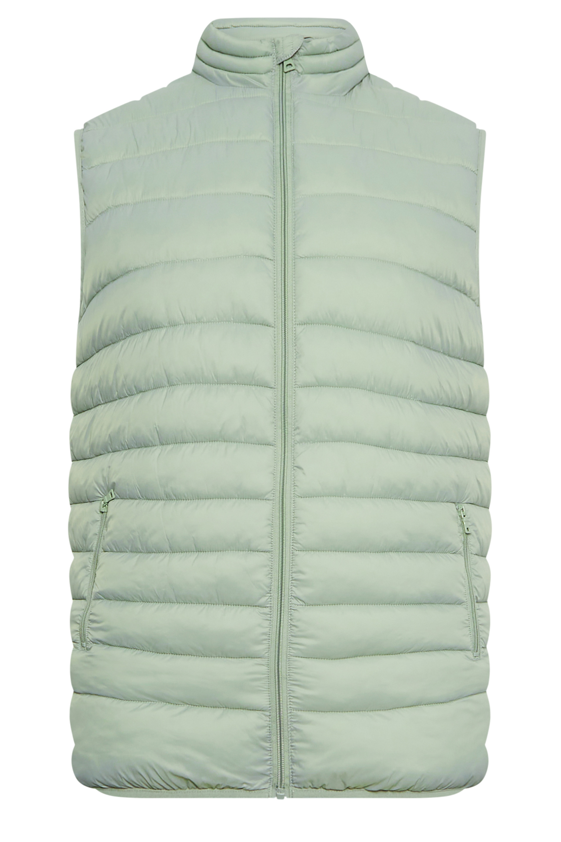 BadRhino Big & Tall Light Green Puffer Gilet | BadRhino 5