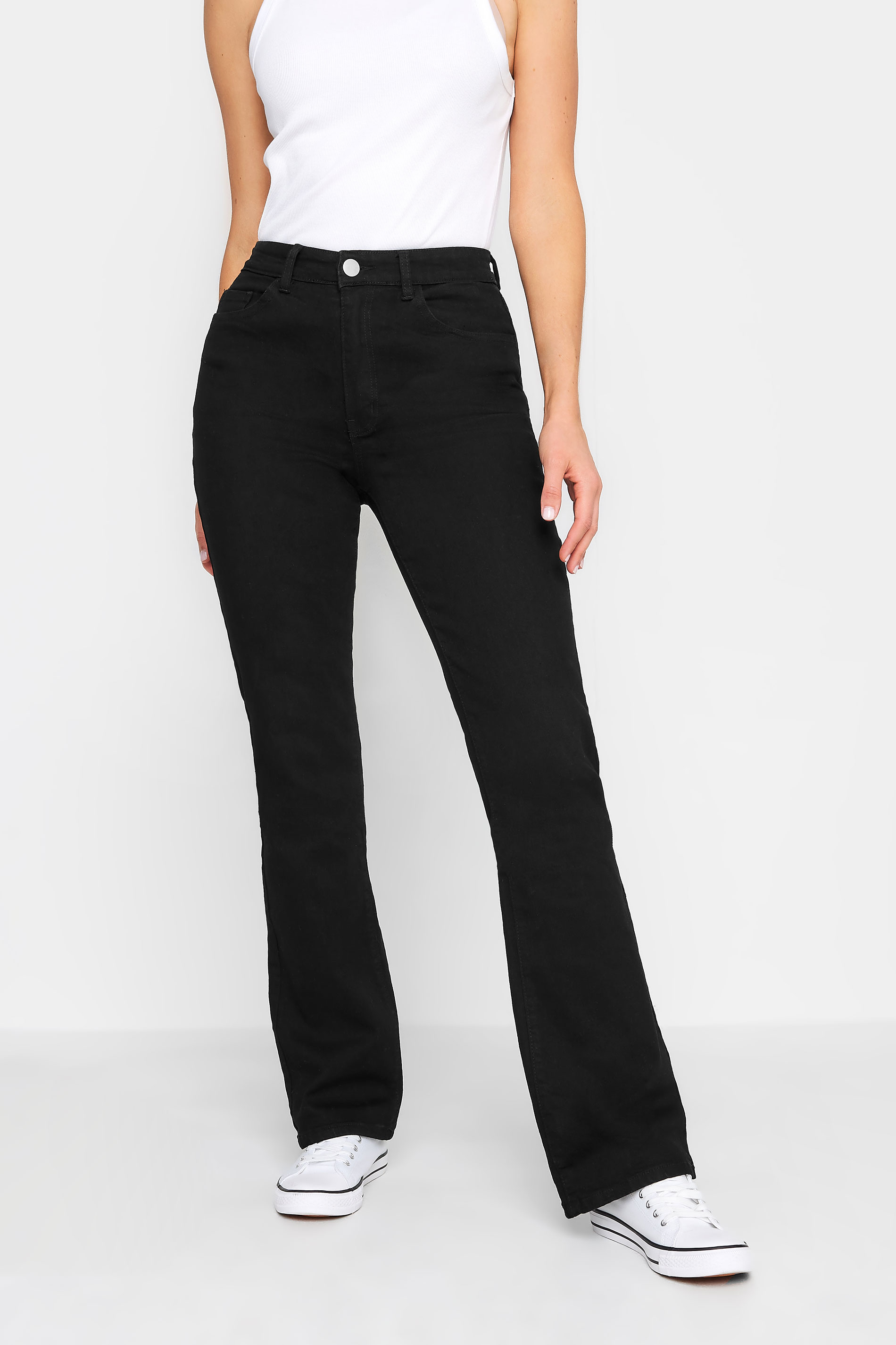 LTS Tall Women's Black Bootcut Jeans | Long Tall Sally 1