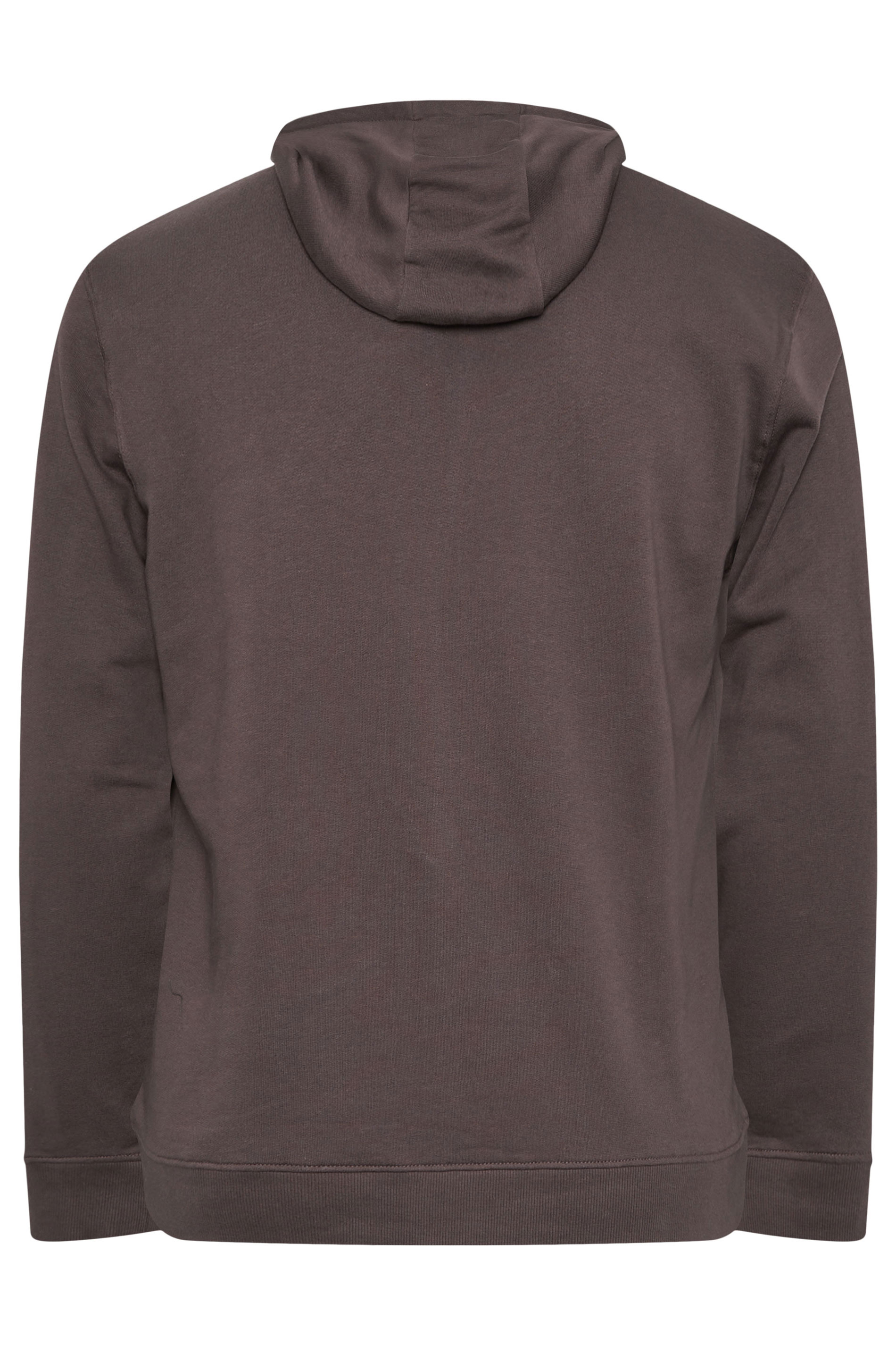 LYLE & SCOTT Big & Tall Brown Zip Through Hoodie | BadRhino 5