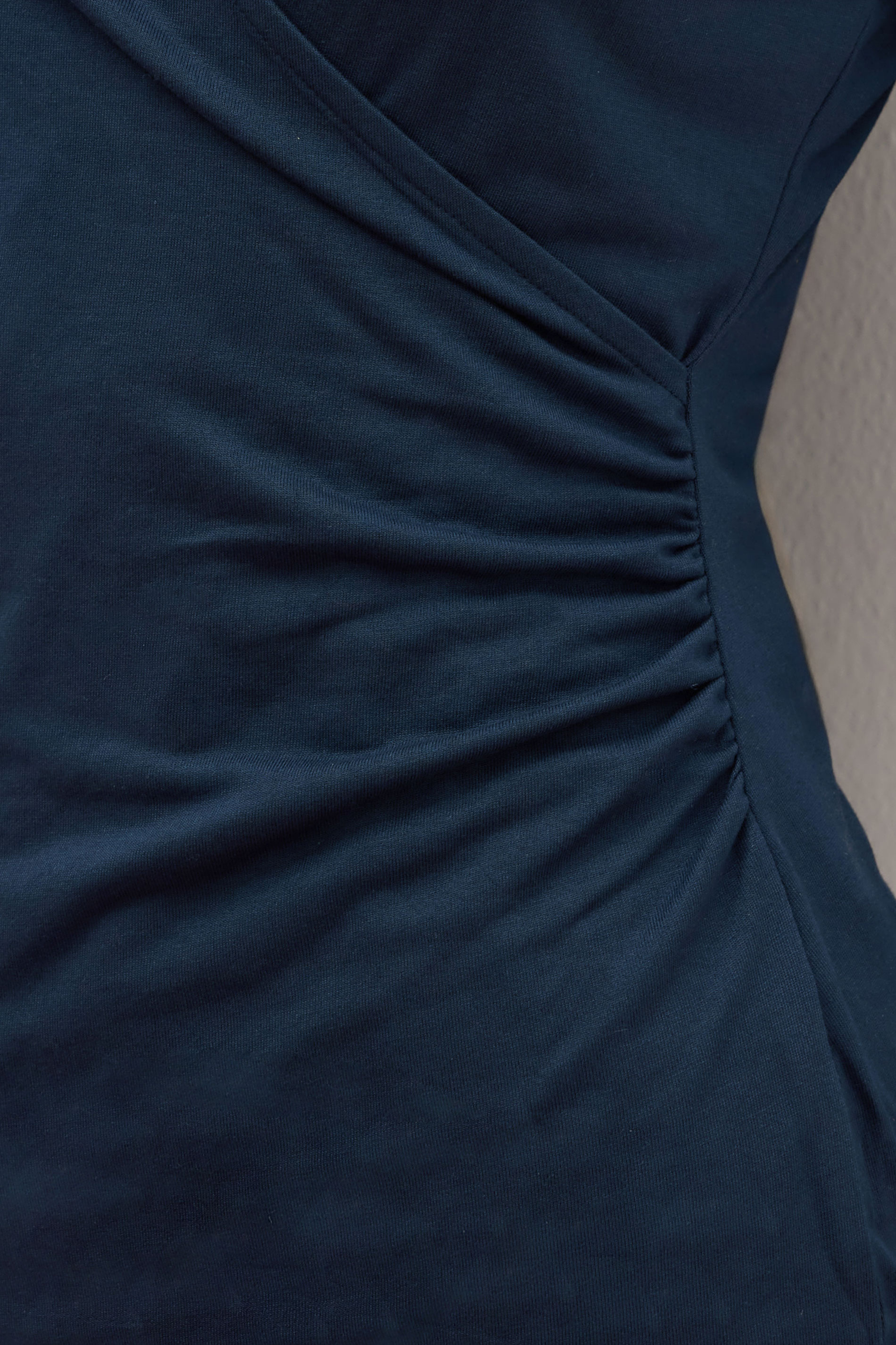 LTS PREMIUM Tall Navy Blue Long Sleeve Wrap Top | Long Tall Sally 4