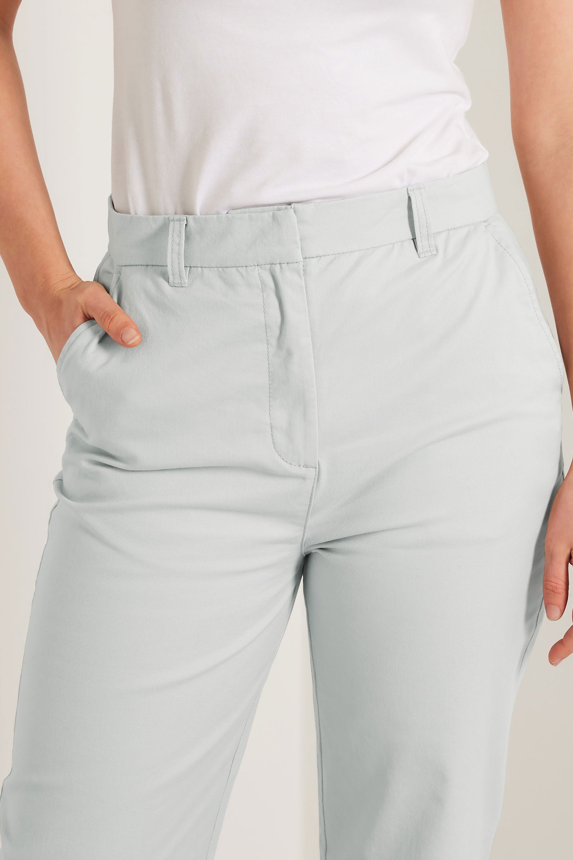 LTS Tall Grey Cotton Chino Jeans | Long Tall Sally 4
