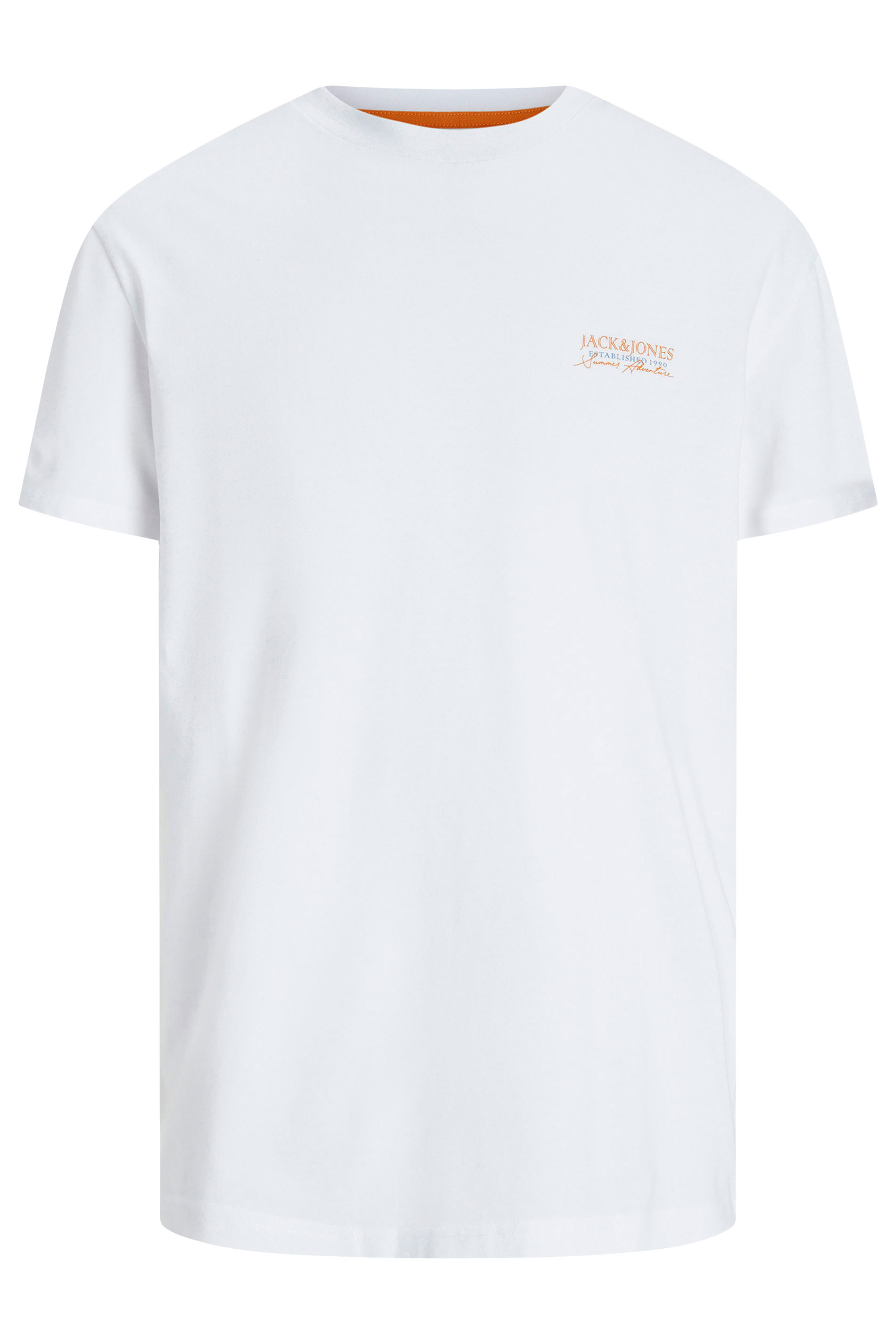 JACK & JONES Big & Tall 3 PACK Chambray Blue Summer Vibe T-Shirts 8