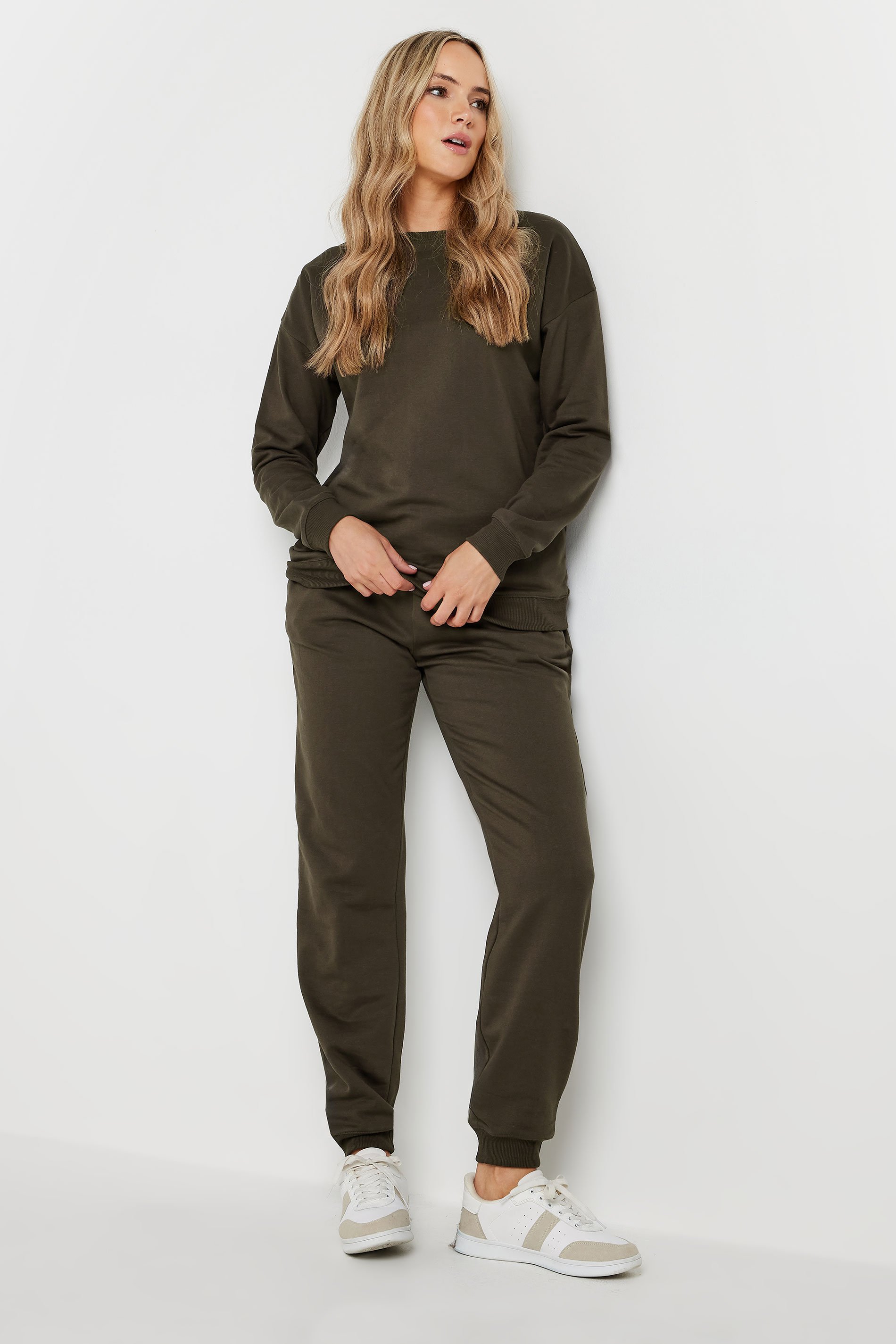 LTS Tall Chocolate Brown Crew Neck Sweatshirt | Long Tall Sally 2