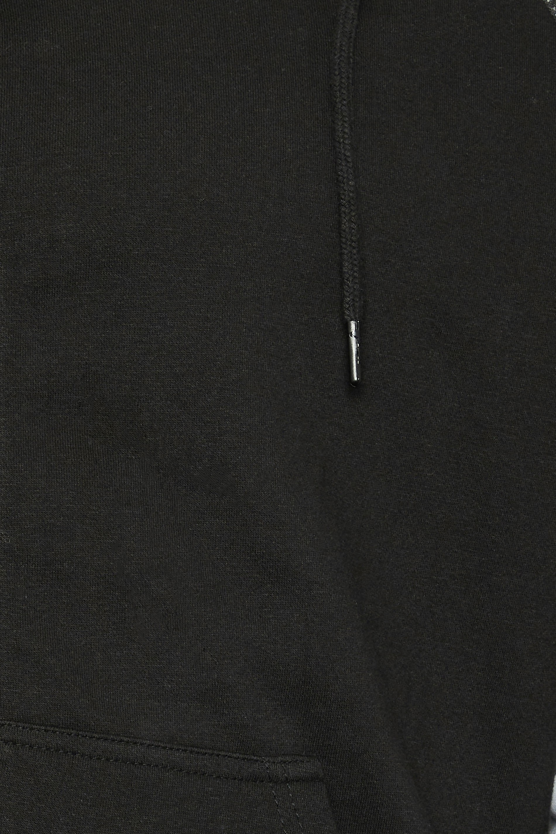 BadRhino Big & Tall Black Camo Print Zip Through Hoodie | BadRhino 5