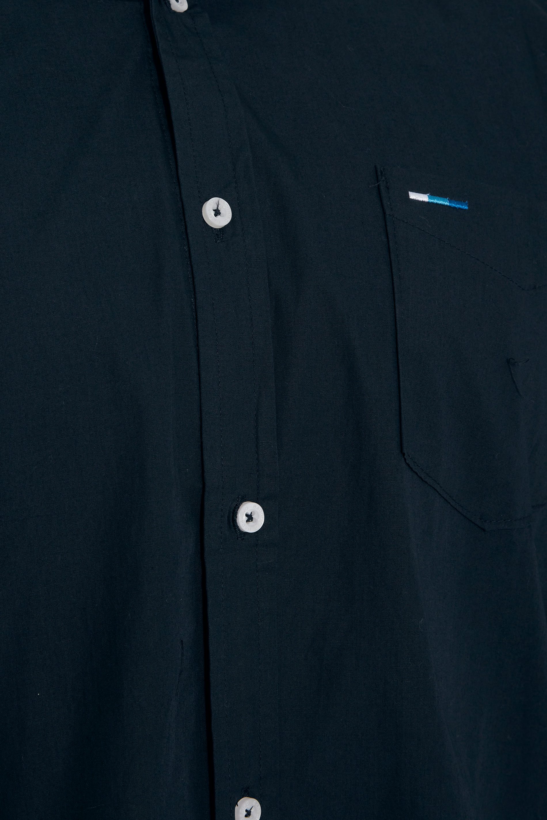 BadRhino Navy Blue Cotton Poplin Long Sleeve Shirt | BadRhino 2