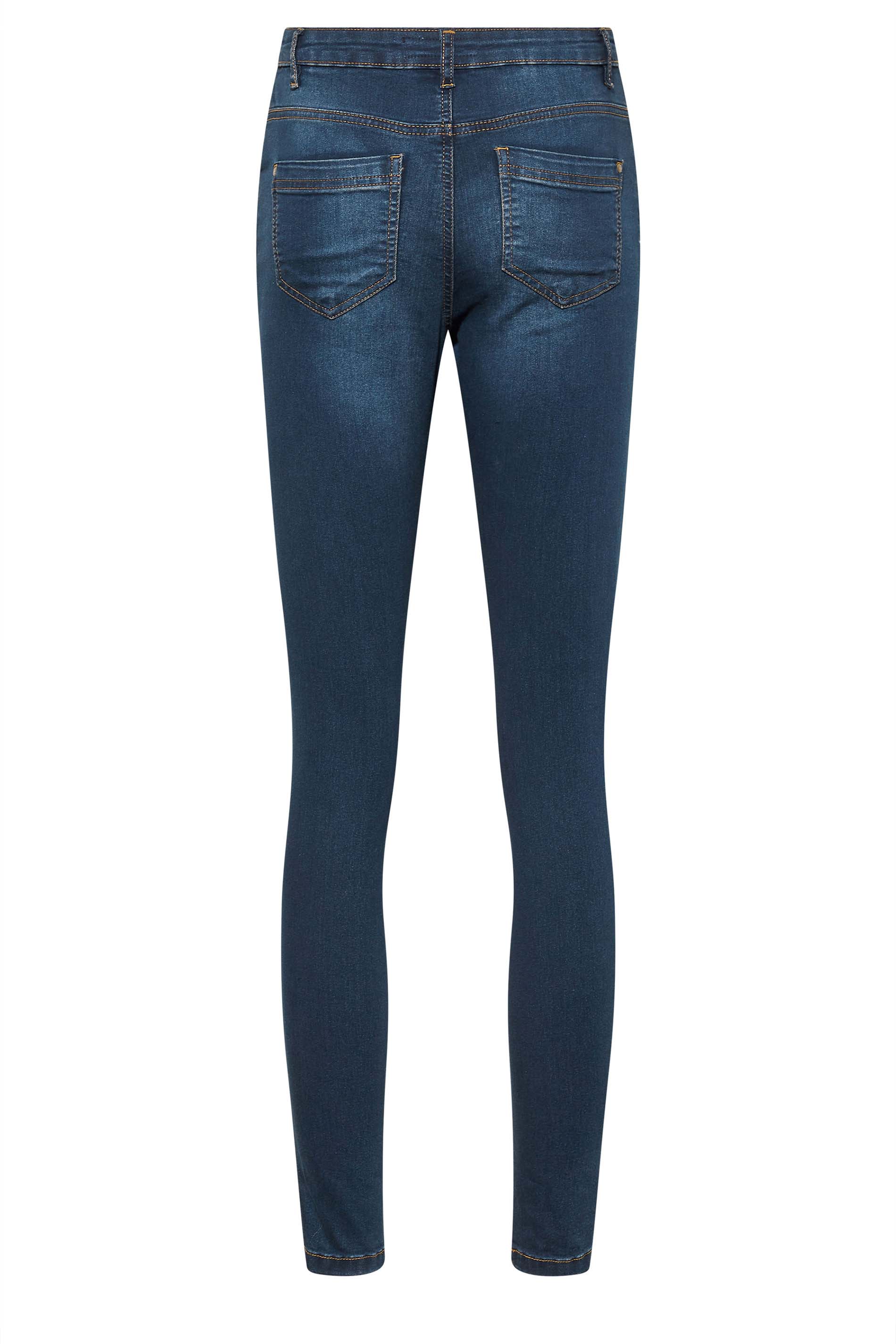 LTS Tall Women's Indigo Blue Skinny Stretch AVA Jeans