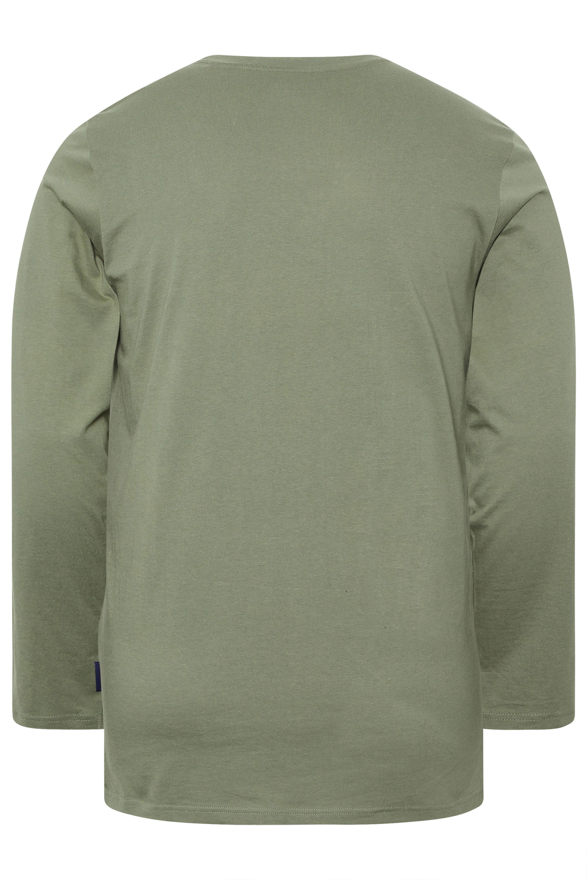 BadRhino Big & Tall Sage Green Extra Long Core Long Sleeve T-Shirt | BadRhino 2