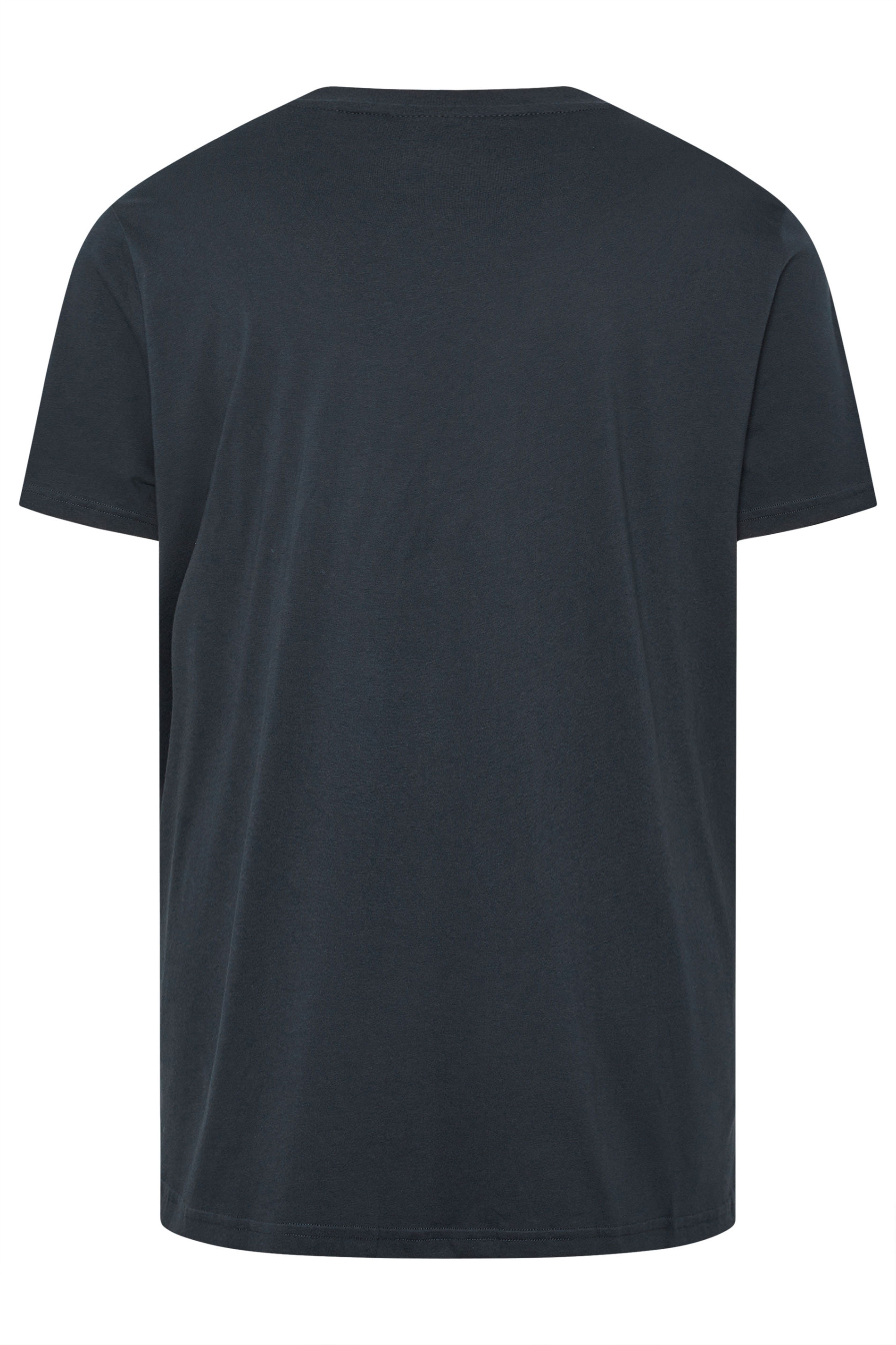 LYLE & SCOTT Big & Tall Navy Blue Laundry Graphic T-Shirt | BadRhino 4