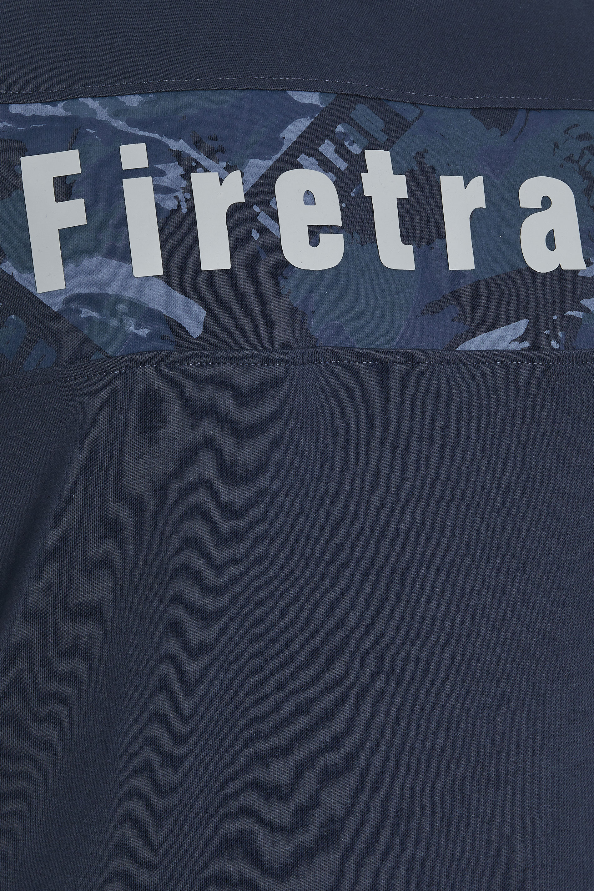 FIRETRAP Big & Tall Navy Blue Logo Print T-Shirt | BadRhino 3