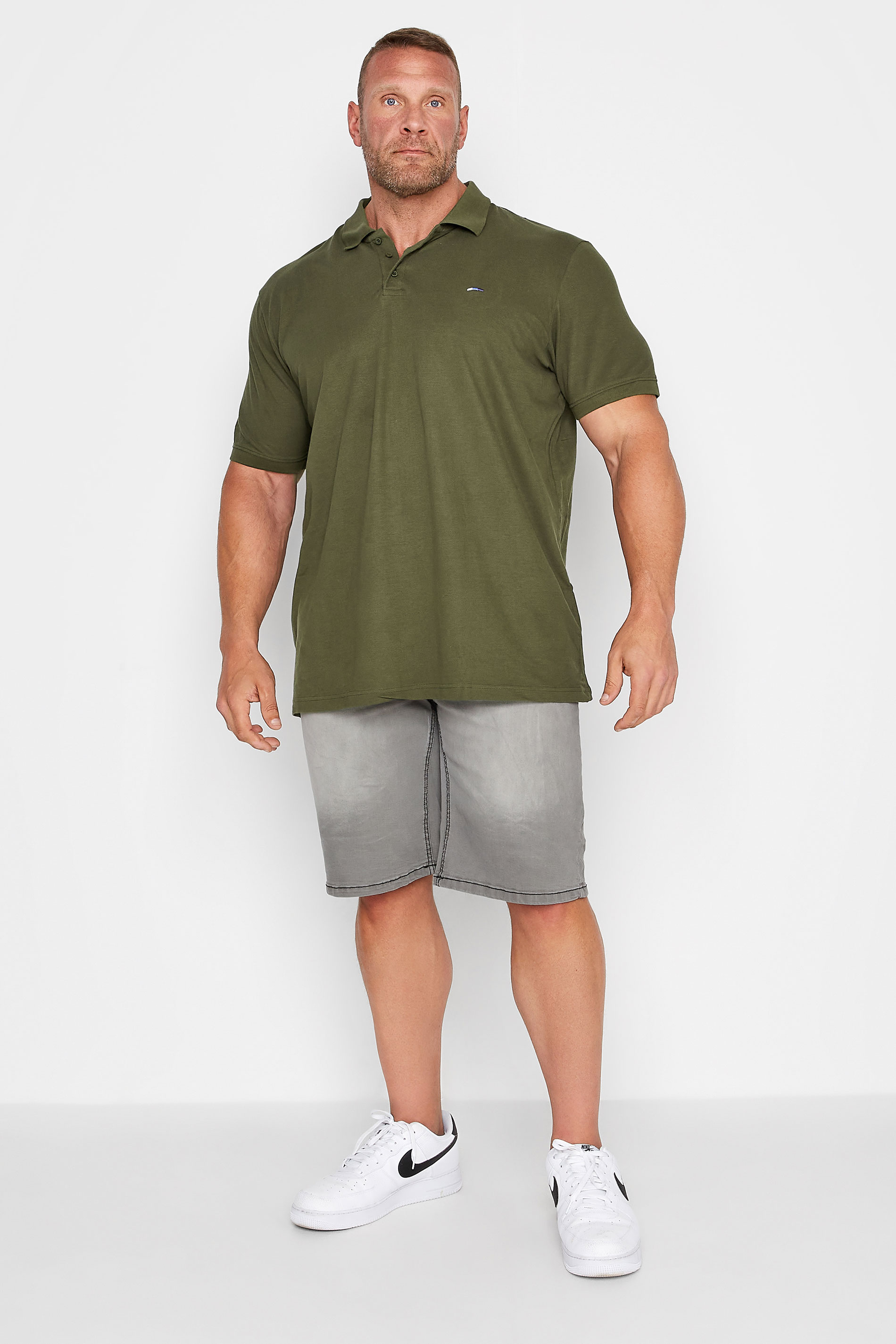 BadRhino Big & Tall Grey Denim Shorts | BadRhino 2