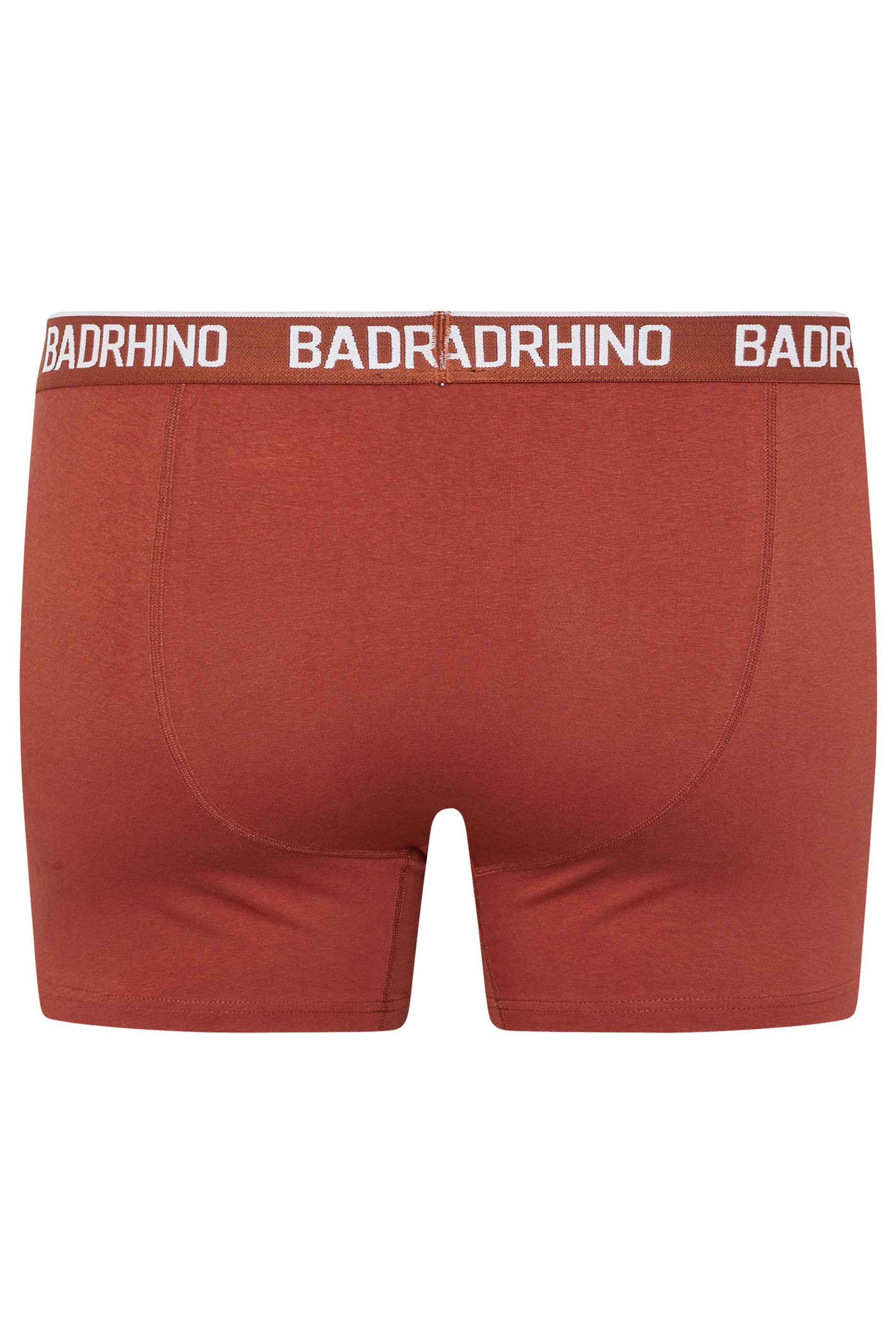 BadRhino 5 PACK Navy Blue/Grey/Green/Burnt Red/Black Boxers | BadRhino 6