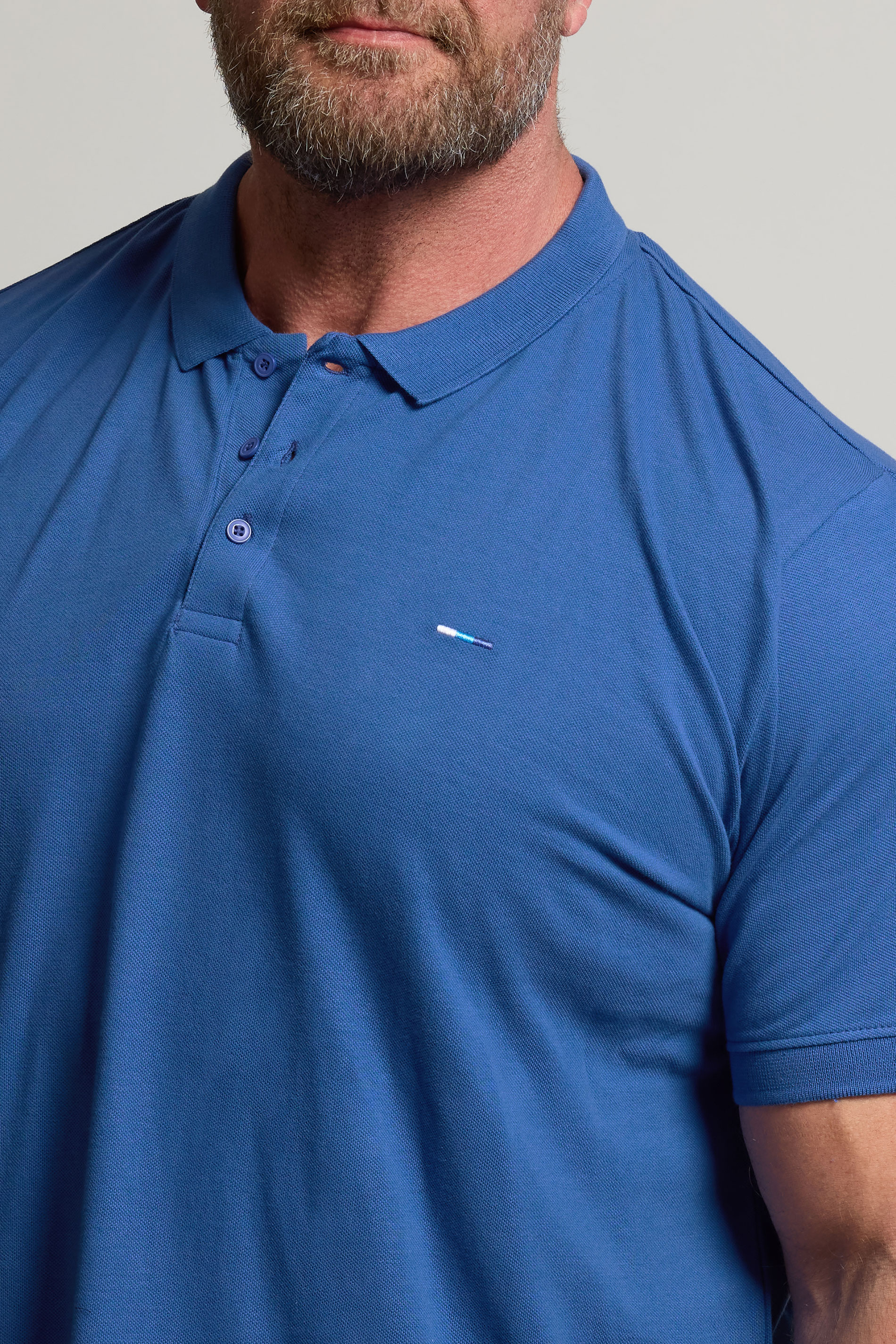 BadRhino Big & Tall Royal Blue Polo Shirt | BadRhino 5