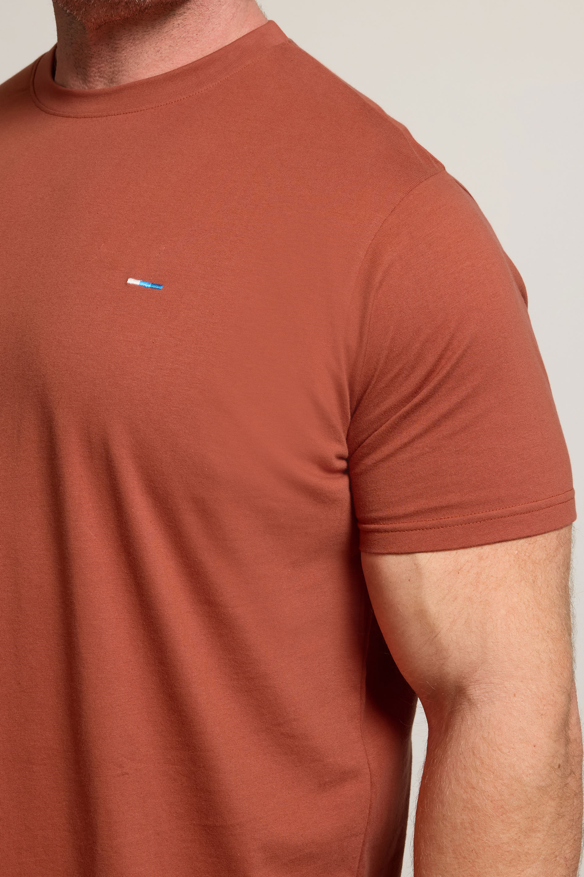 BadRhino Big & Tall Clay Orange Extra Long Core T-Shirt | BadRhino 4