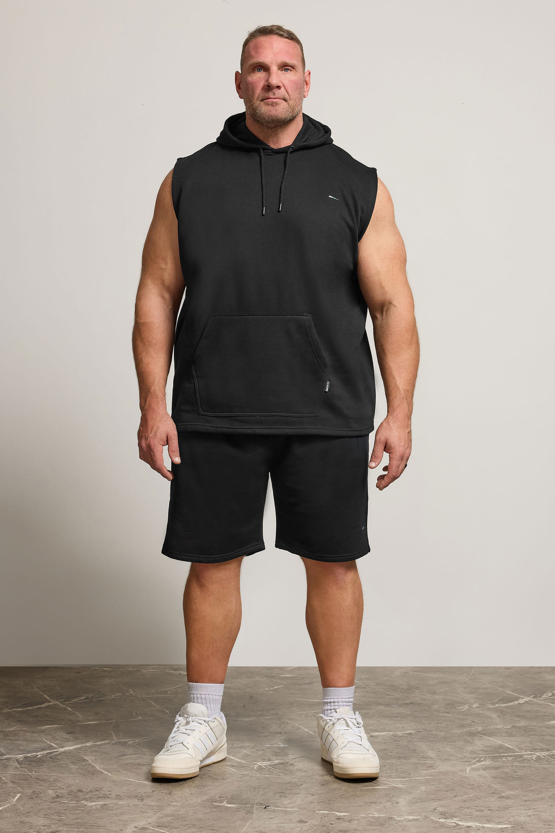 BadRhino Big & Tall Black Core Sleeveless Hoodie 3