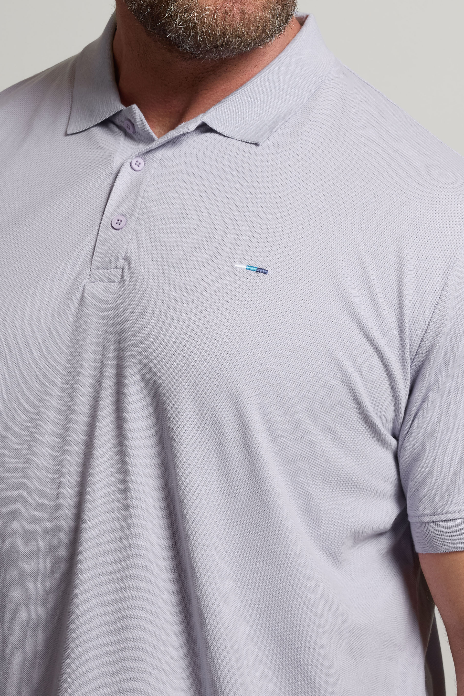 BadRhino Big & Tall Purple Polo Shirt | BadRhino 5