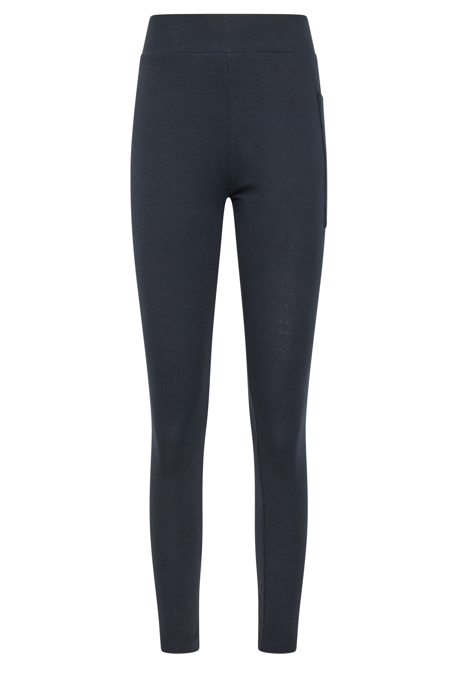 LTS Tall Women's Navy Blue Ribbed Pocket Leggings | Long Tall Sally 1