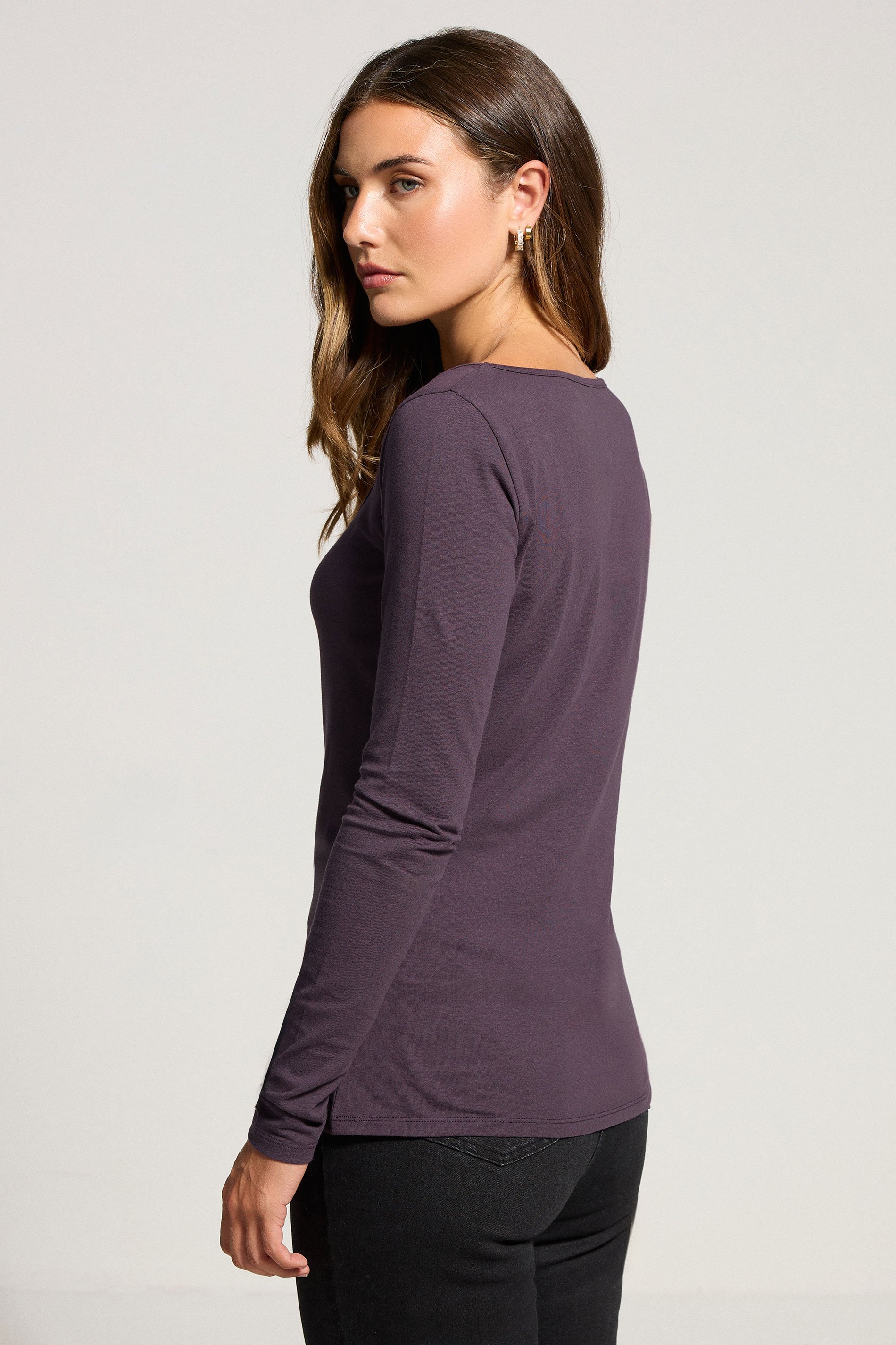 LTS Tall 2 PACK Purple & Black Square Neck Tops | Long Tall Sally 5