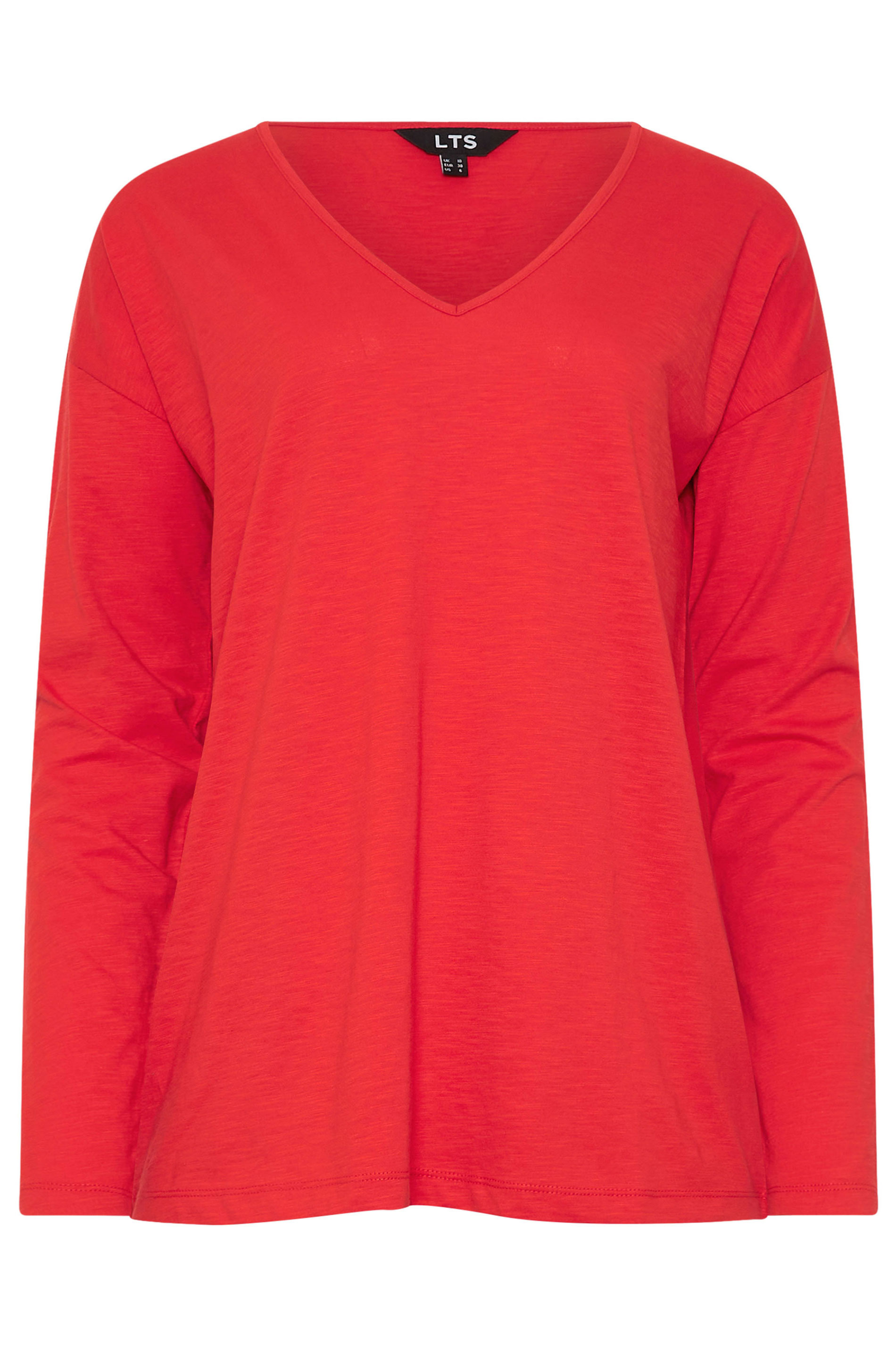 LTS Tall 3 PACK Red, Navy Blue & White V-Neck T-Shirts | Long Tall Sally 9