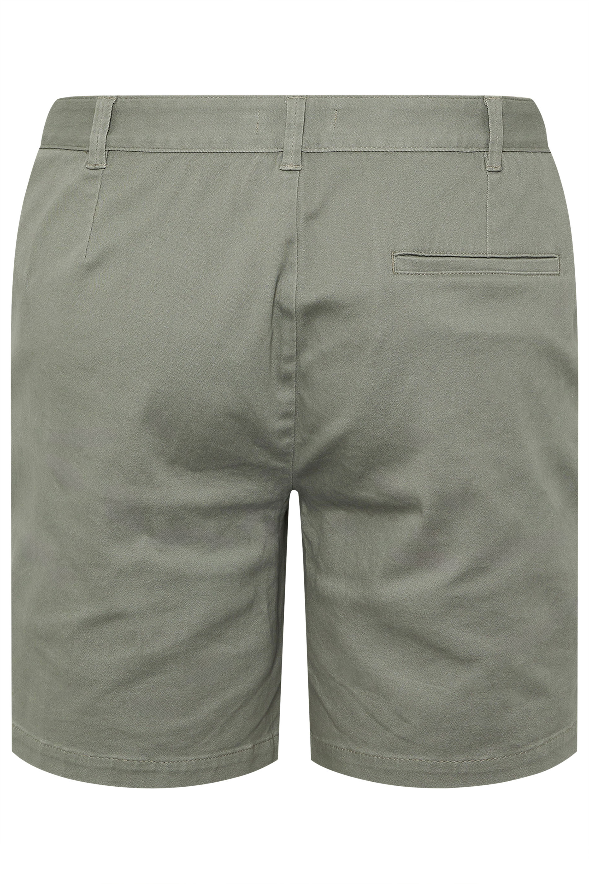 BadRhino Big & Tall Sage Green Chino Shorts | BadRhino 8