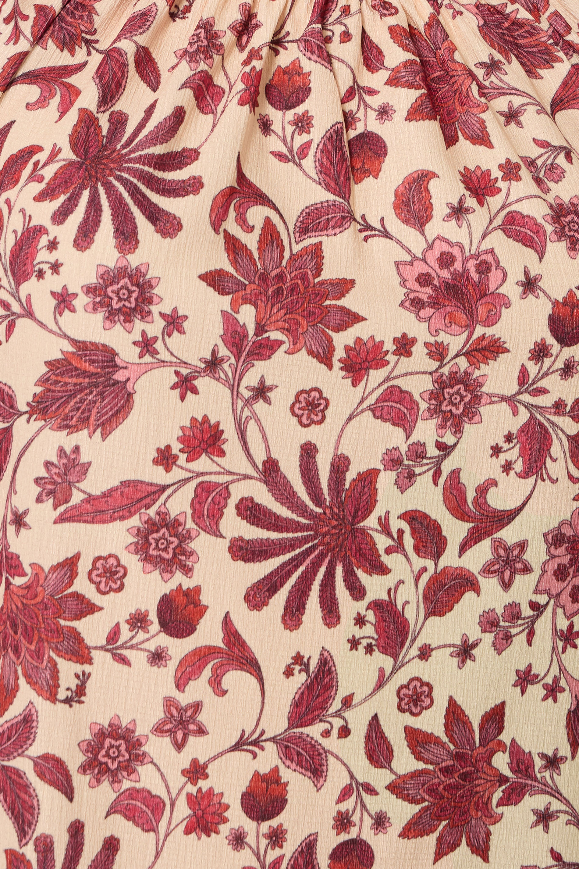 LTS Tall Women's Coral Red Floral Print Tie Front Top | Long Tall Sally 5