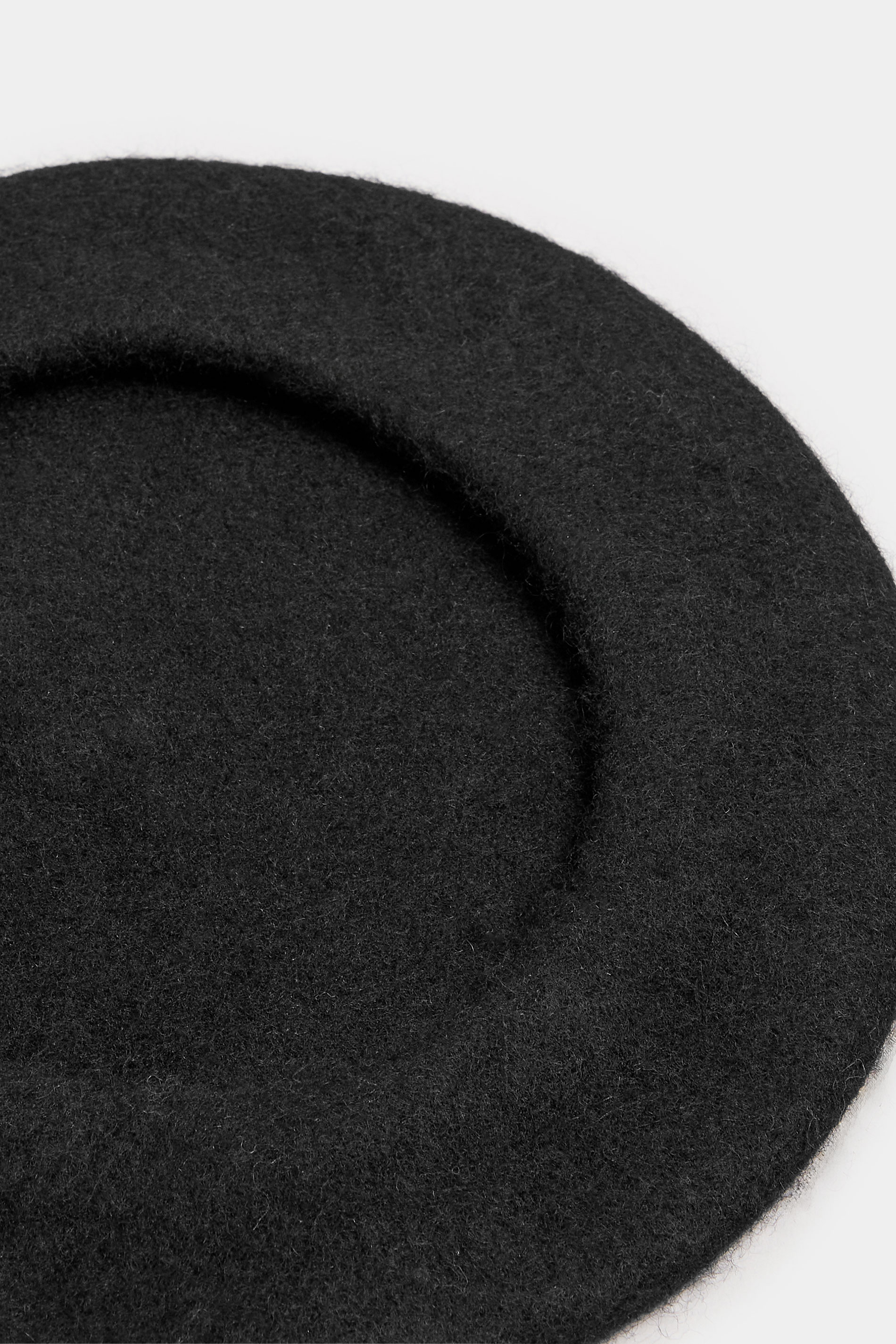 Black Felt Beret | Yours Clothing 3