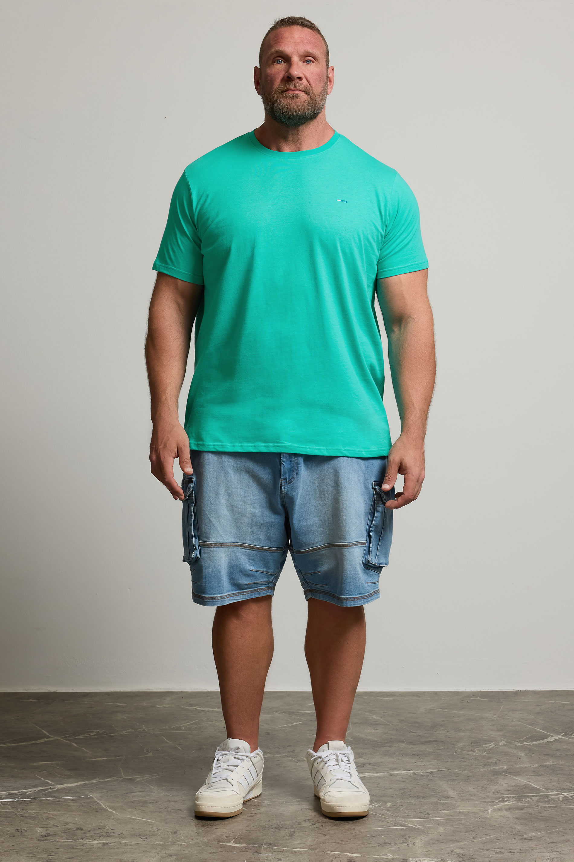 BadRhino Big & Tall Teal Green Core T-shirt | BadRhino 3