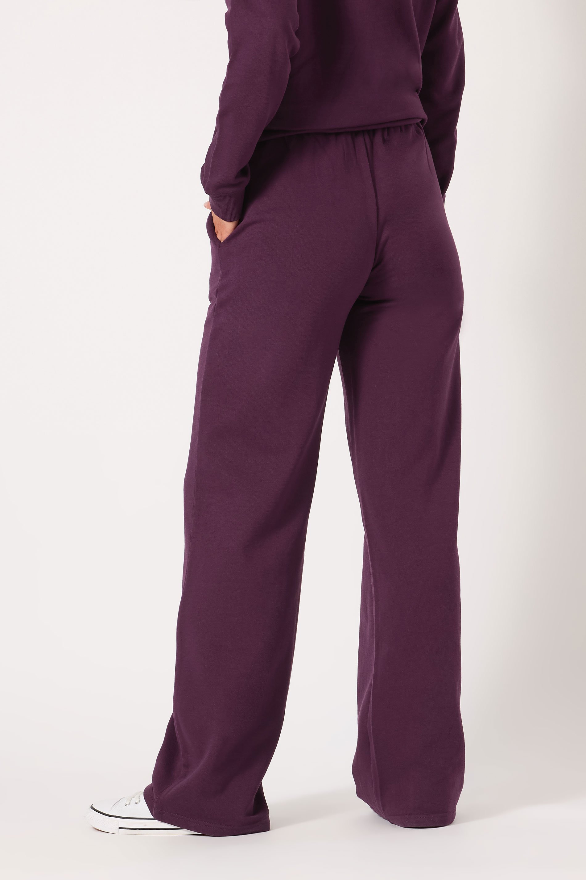 LTS Tall Purple Wide Leg Joggers | Long Tall Sally 4