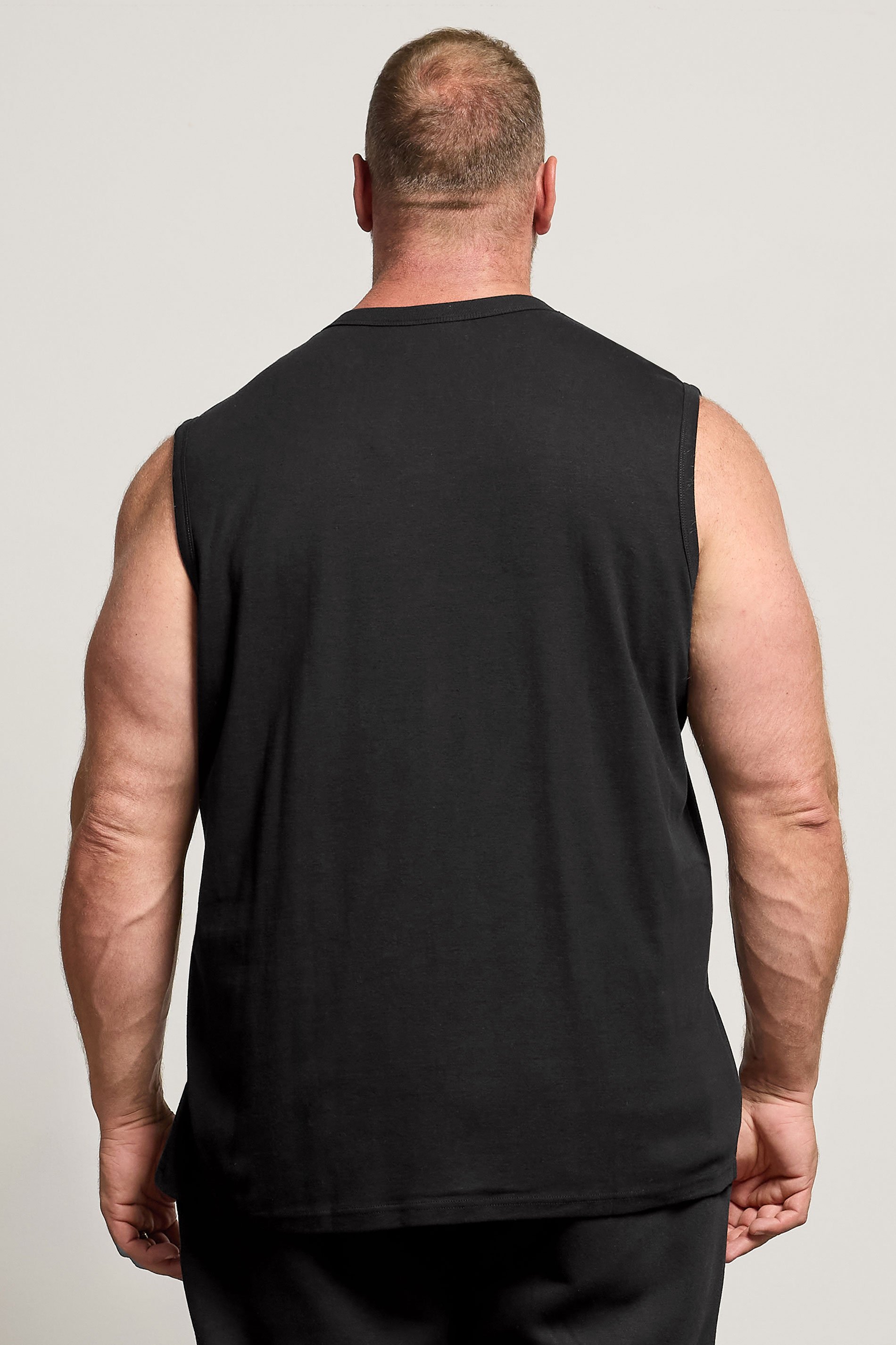 IronRhino Big & Tall Black 'Rest Day' Vest | BadRhino 3