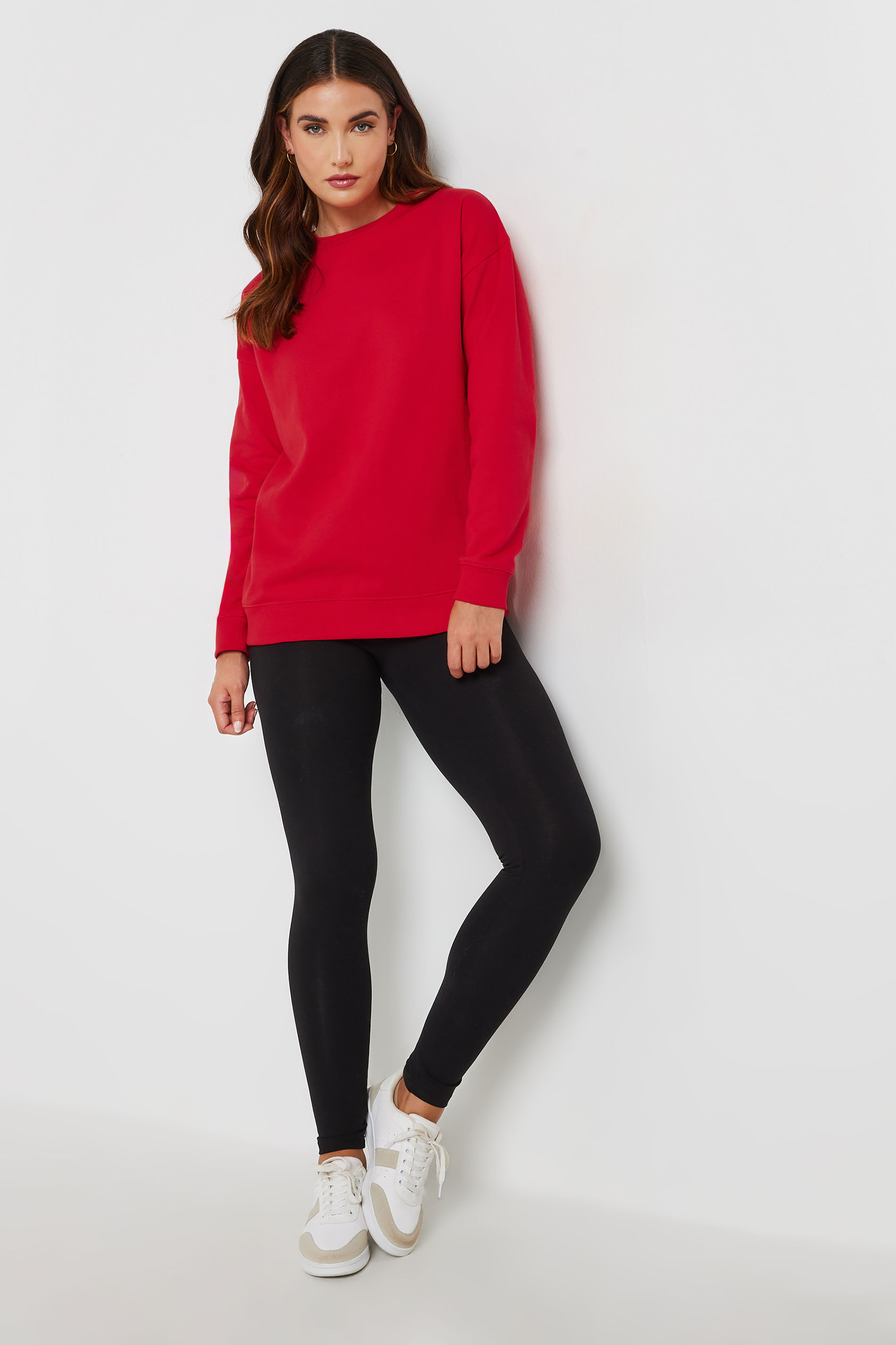 LTS Tall Red Crew Neck Sweatshirt | Long Tall Sally 2