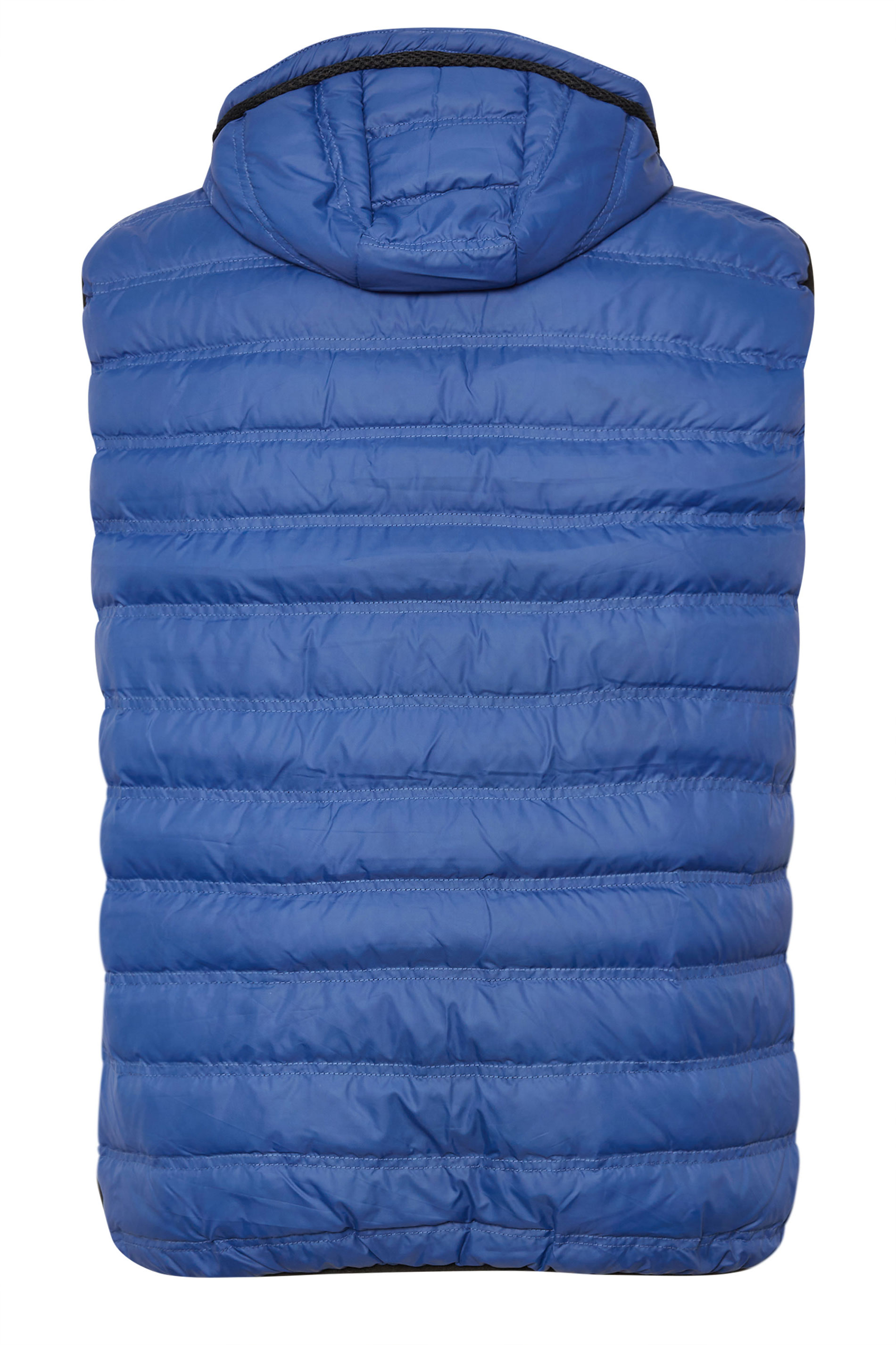 KAM Big & Tall Royal Blue Quilted Gilet | BadRhino 5
