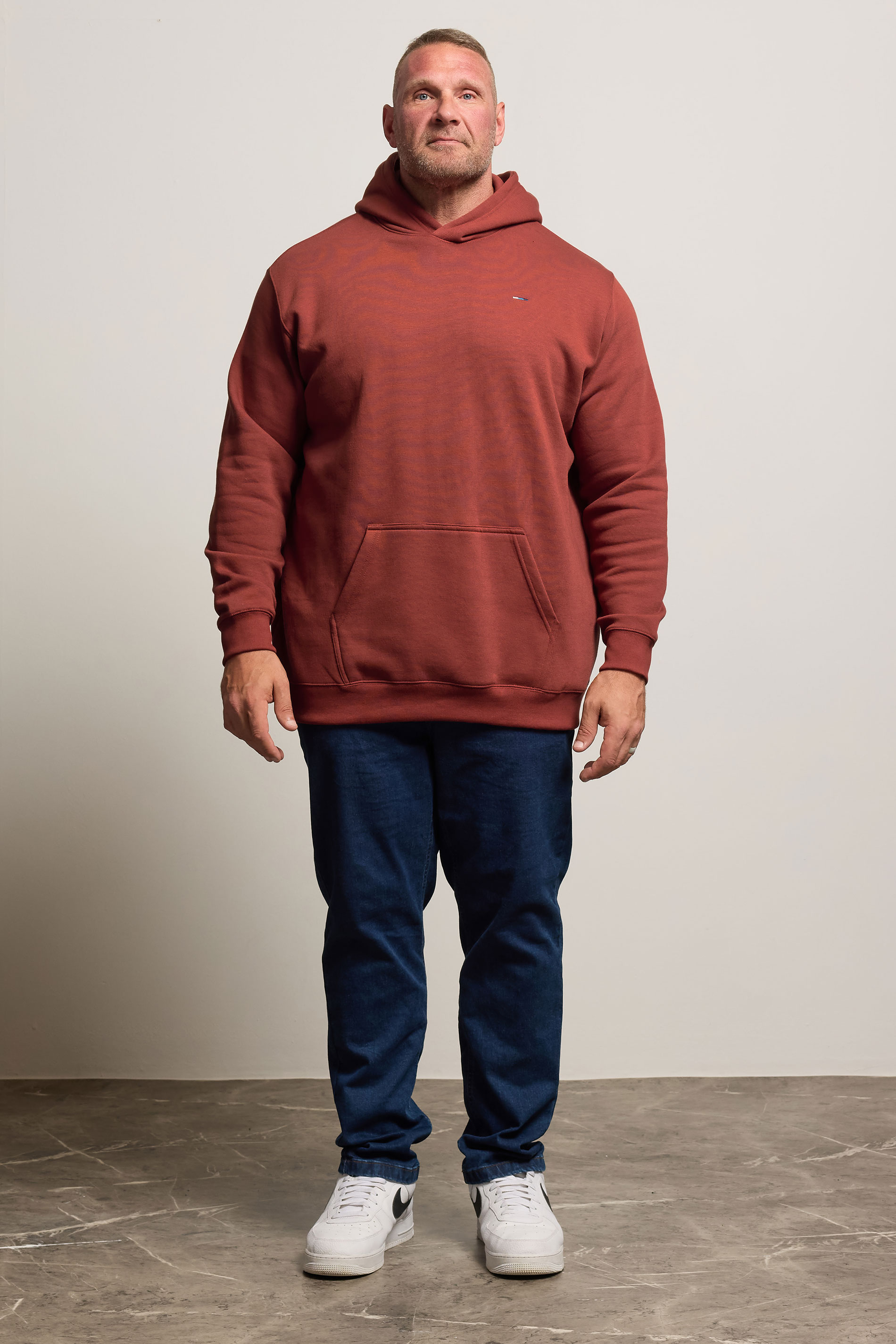 BadRhino Big & Tall Burnt Red Hoodie | BadRhino 2