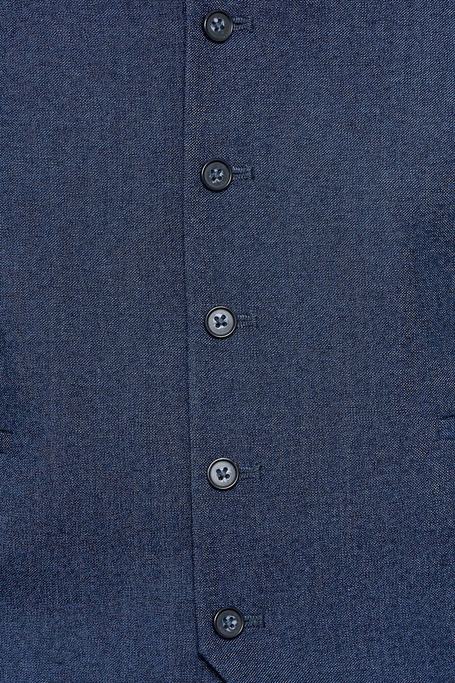 BadRhino Big & Tall Blue Wedding Suit Waistcoat | BadRhino 7