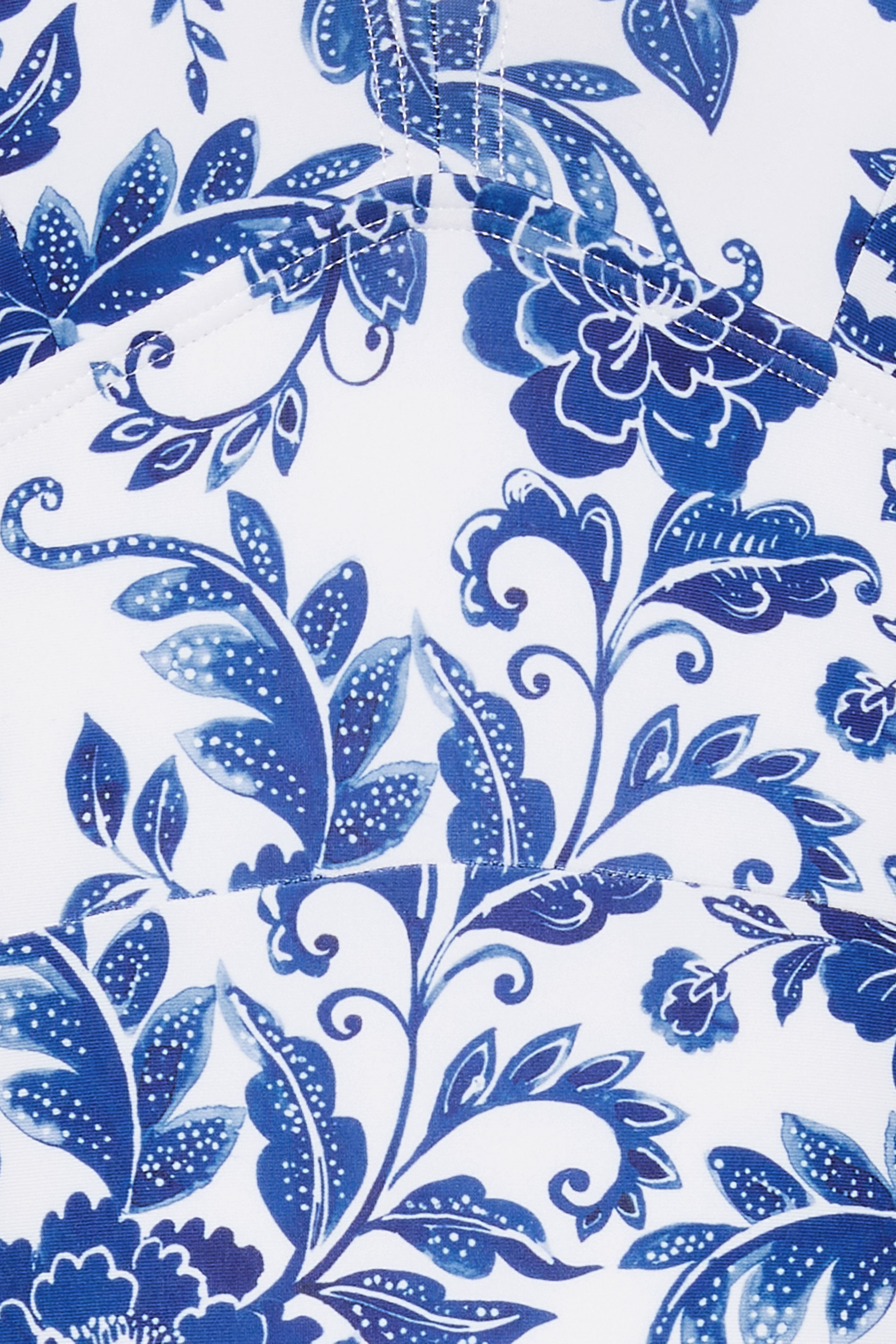 LTS Tall Women's Blue & White Floral Print Swimsuit | Long Tall Sally 6