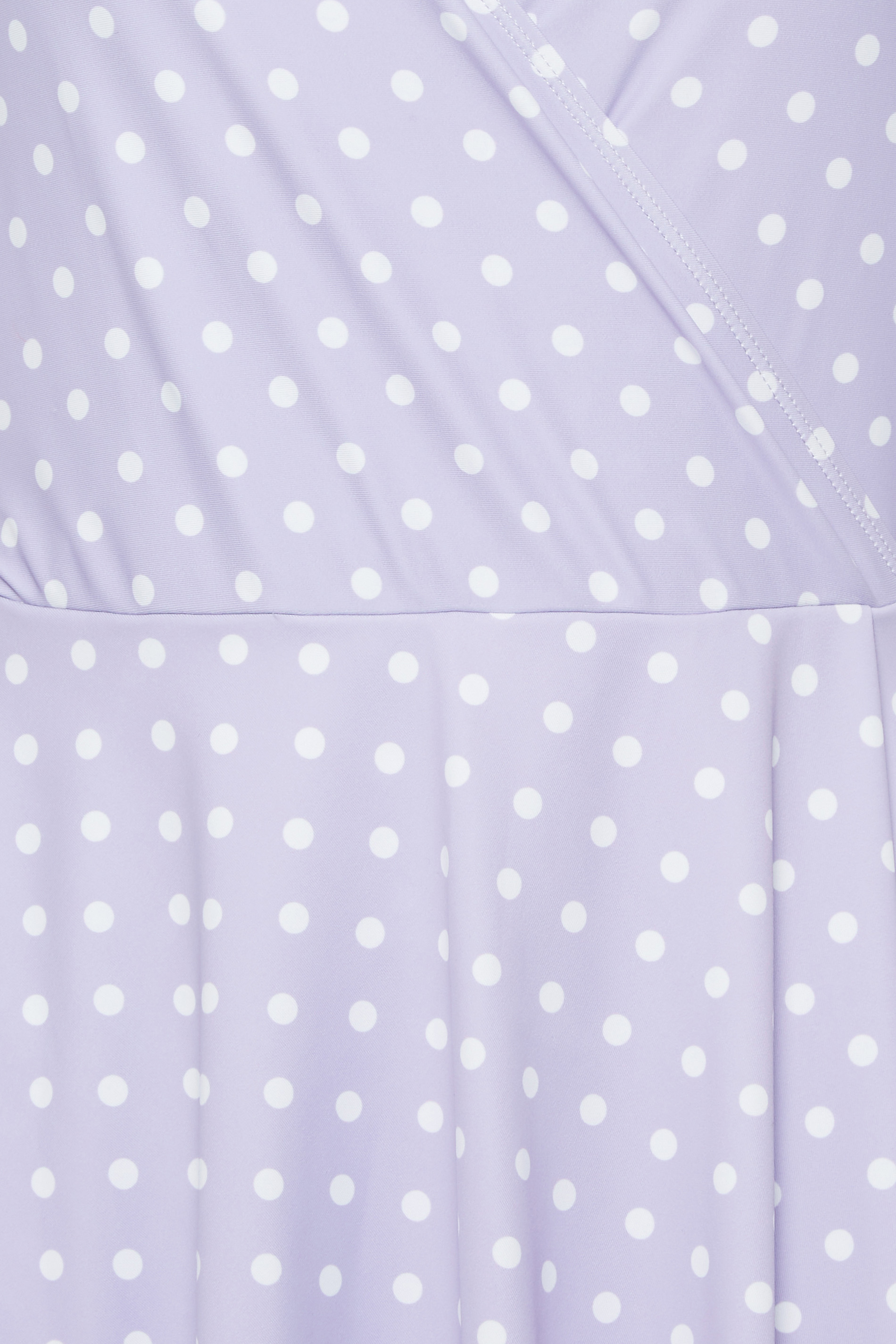 LTS Tall Women's Lilac Purple Spot Swim Dress | Long Tall Sally 6