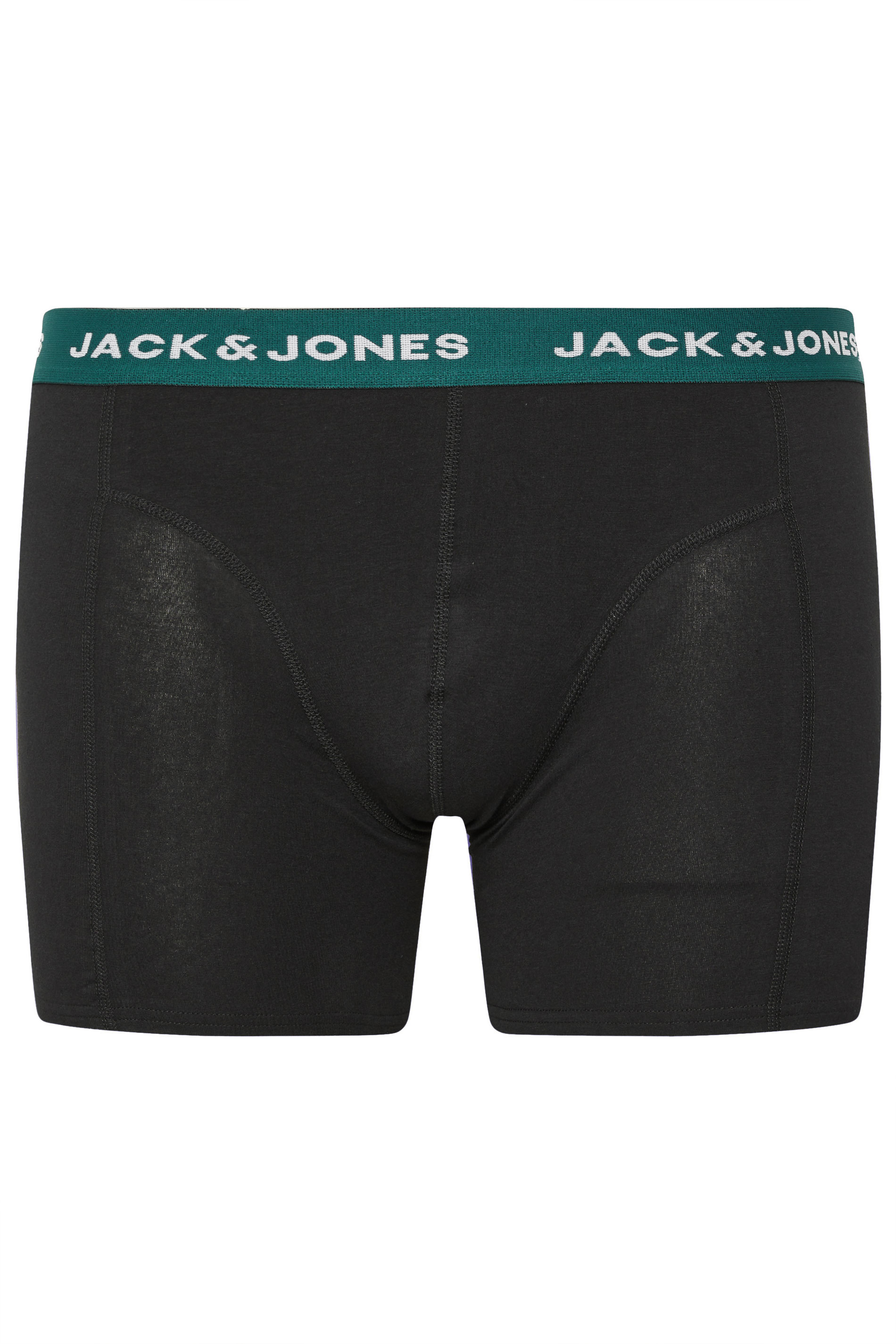JACK & JONES Big & Tall 5 Pack Orange & Black Boxers | BadRhino 11