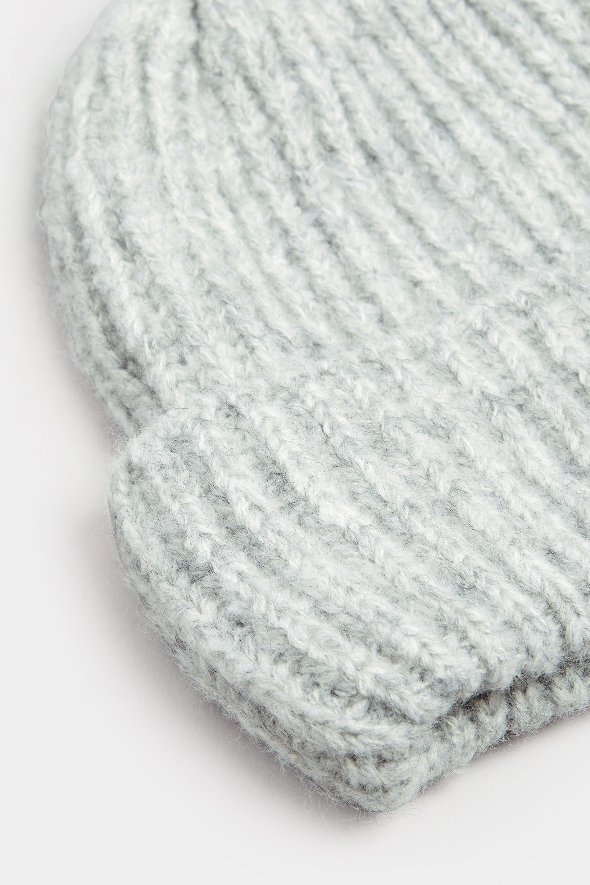 Grey Chunky Knit Beanie | Yours Clothing 3