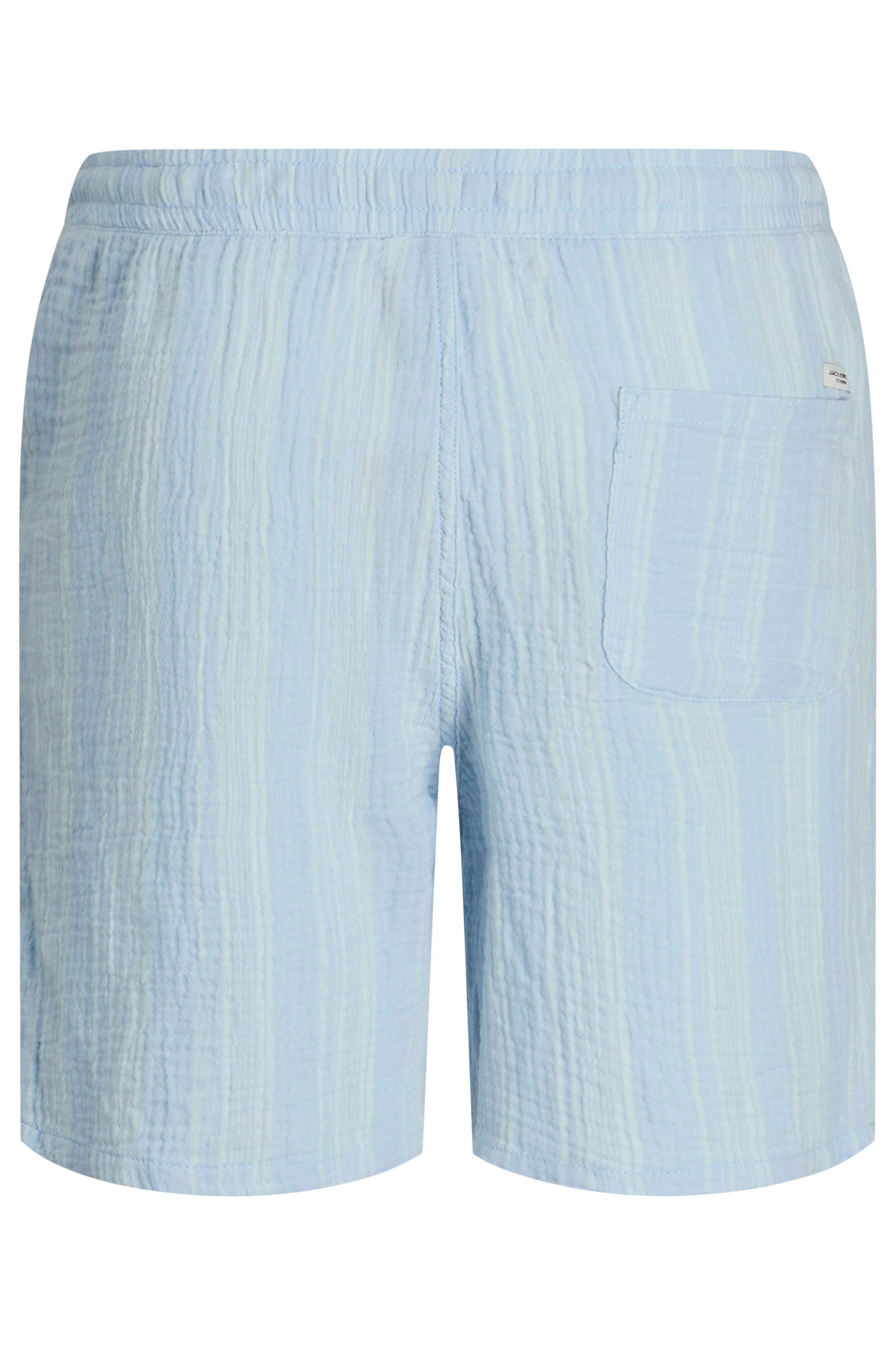 JACK & JONES Big & Tall Light Blue Elasticated Waist Shorts | BadRhino 4