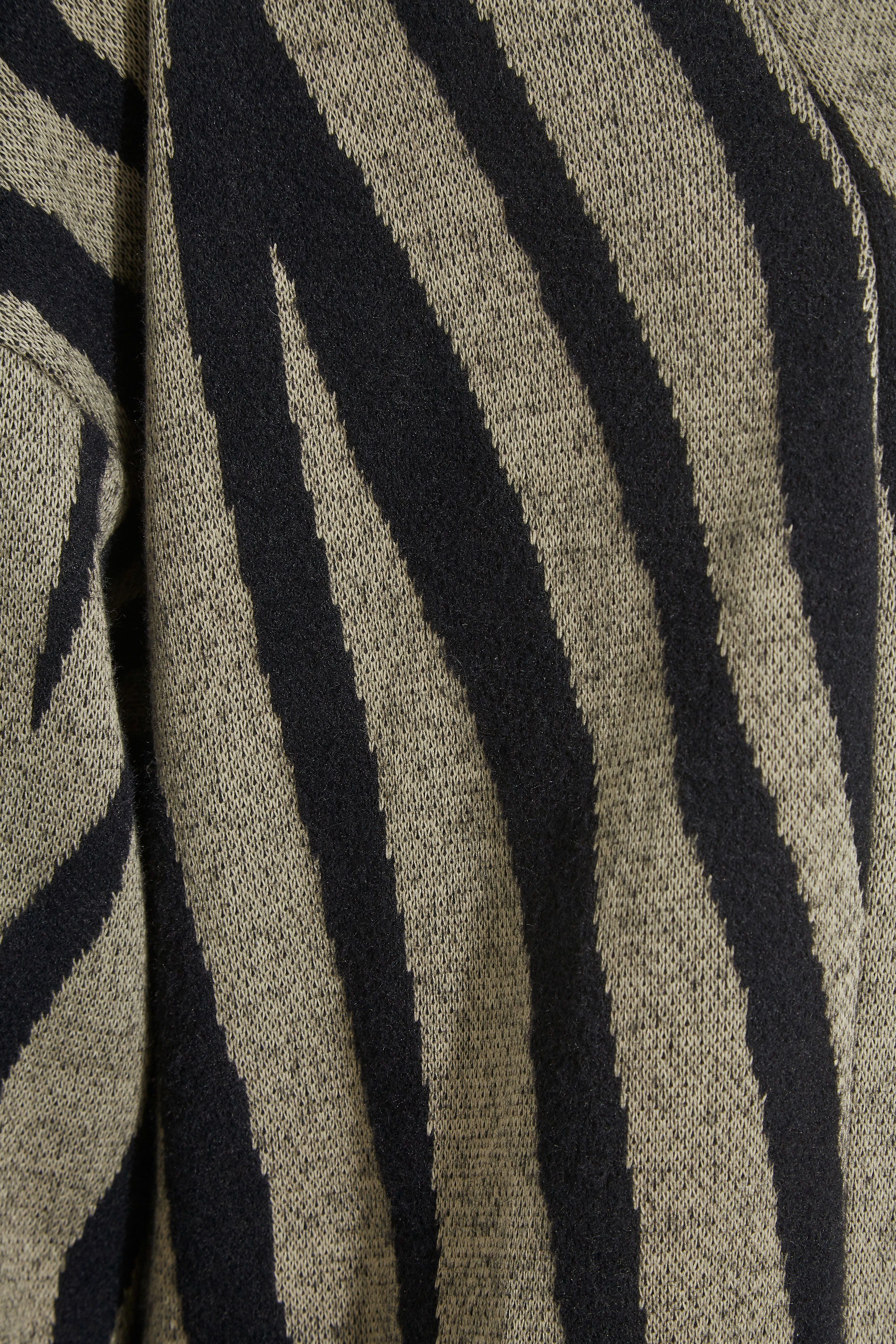 LTS Tall Women's Black & Beige Brown Marble Print Cardigan | Long Tall Sally 5