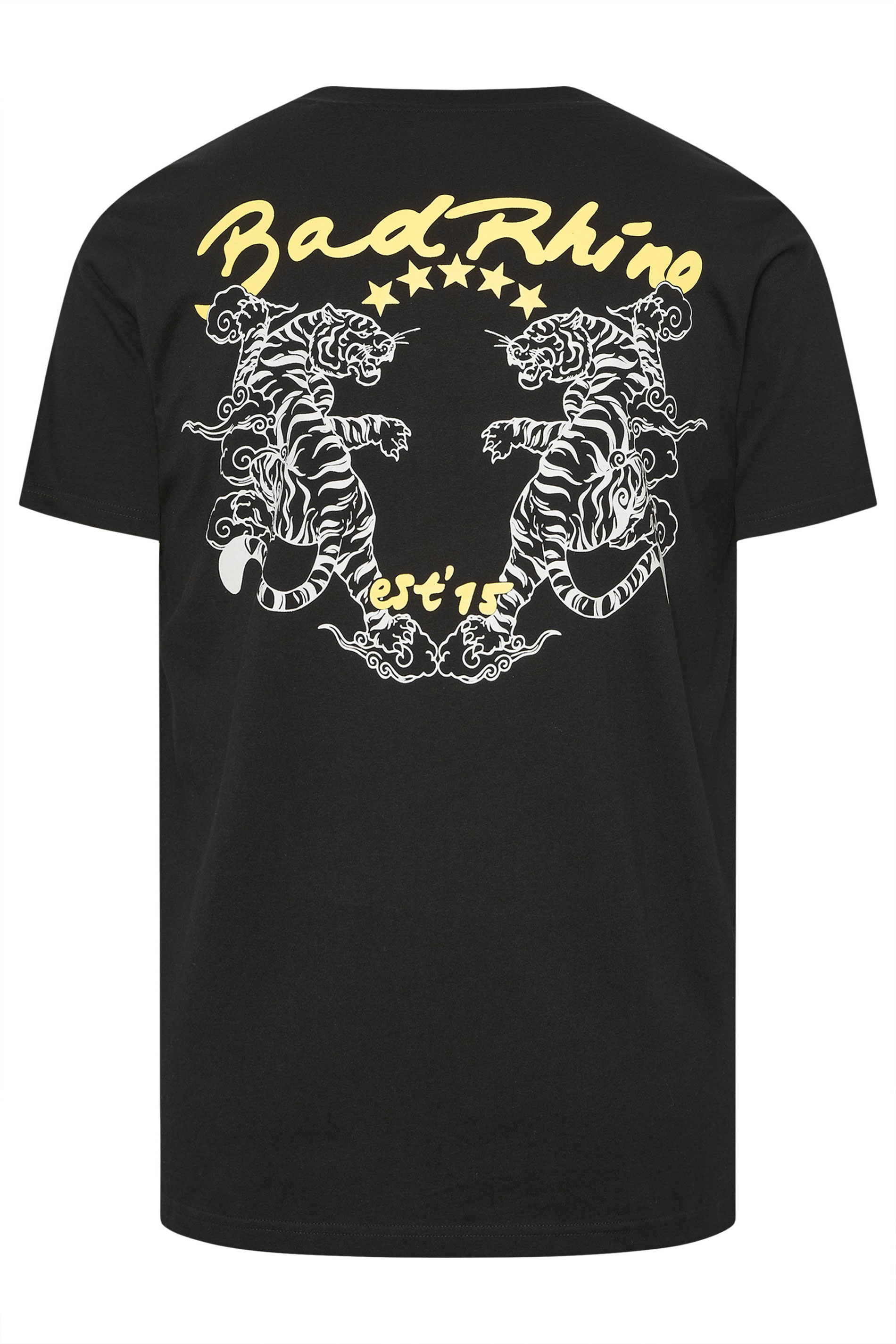 BadRhino Big & Tall Black Tiger Graphic T-Shirt | BadRhino 2