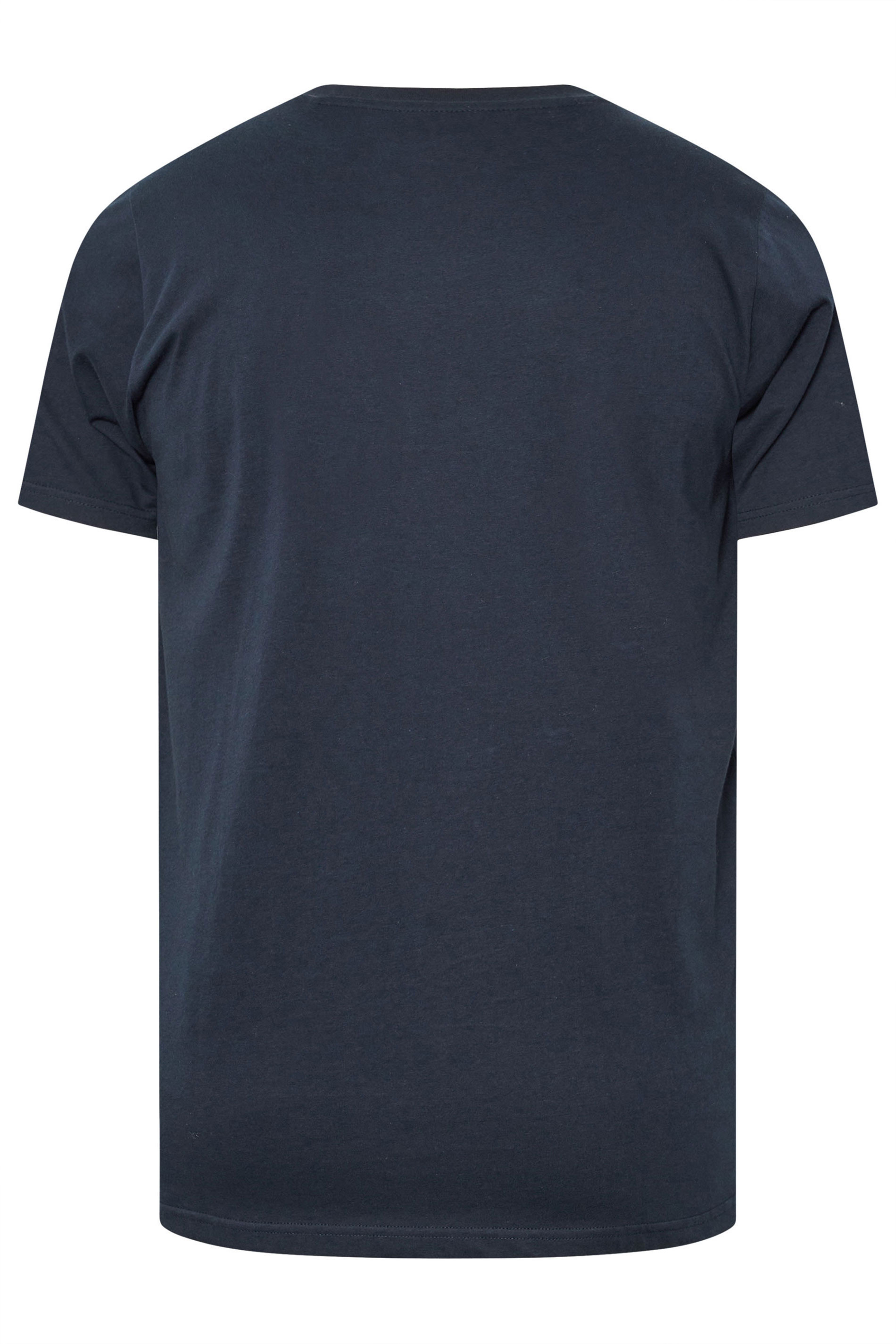 BadRhino Big & Tall Navy Blue 5 Pack Extra Long T-Shirts | BadRhino 8