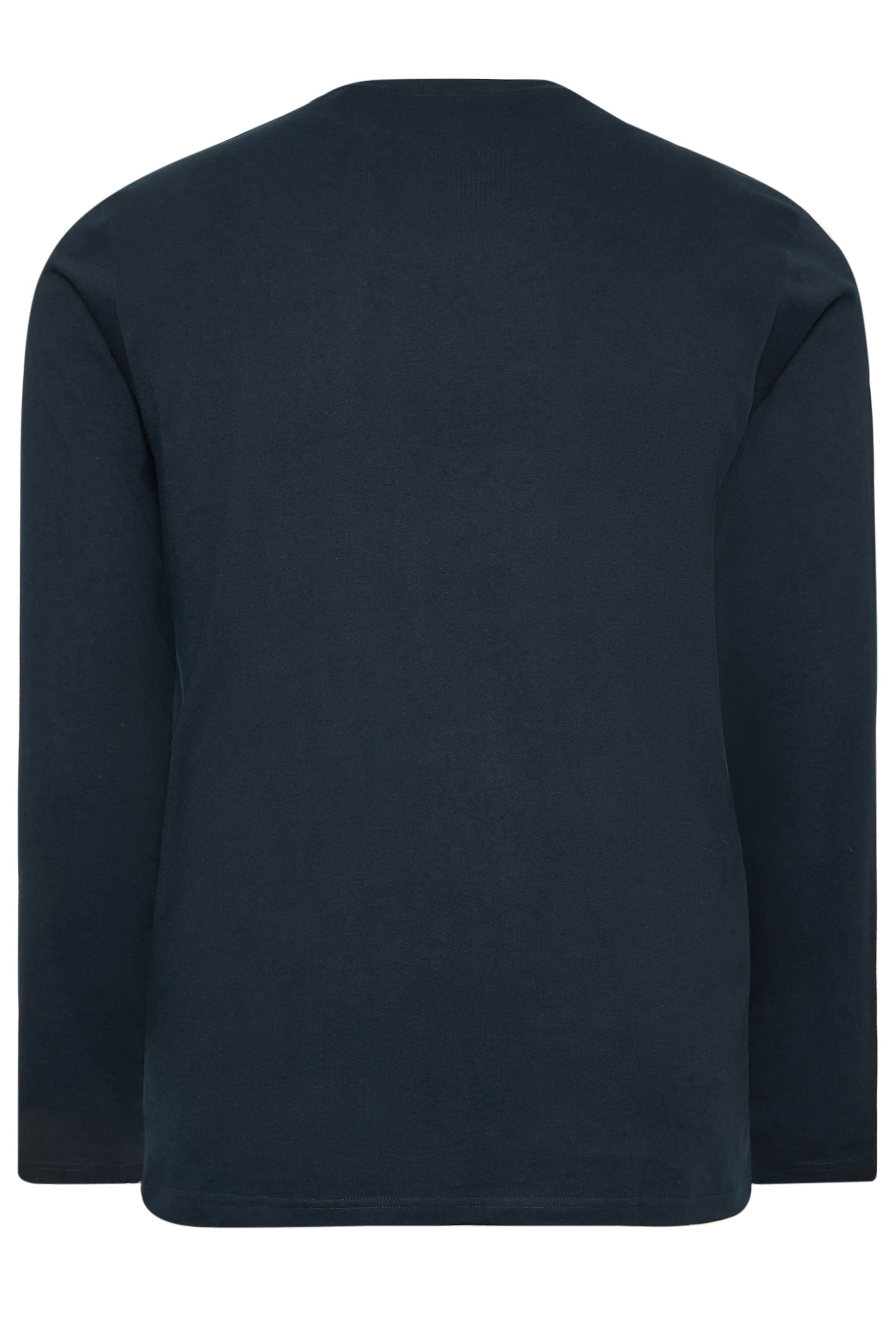 BadRhino Big & Tall Navy Extra Long Core Long Sleeve T-Shirt | BadRhino 4