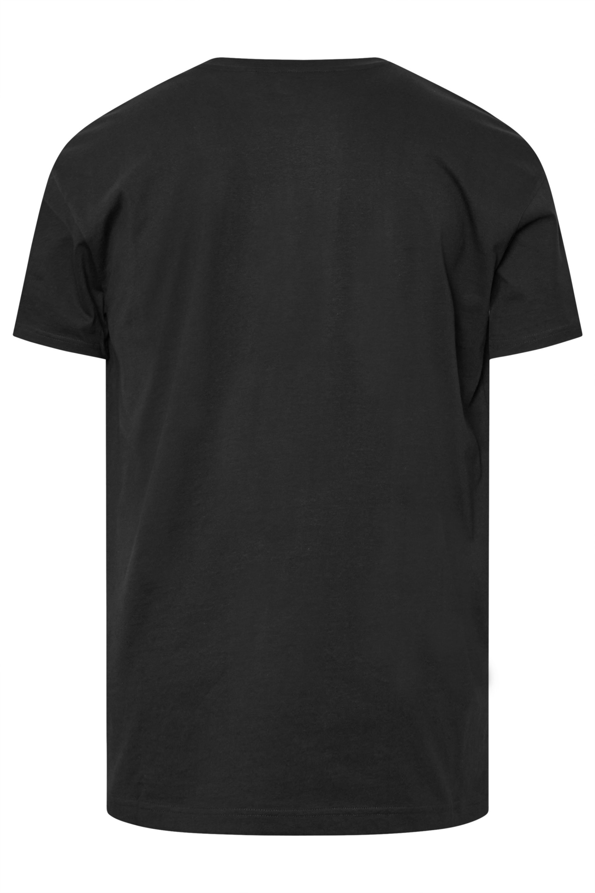 LUKE 1977 Big & Tall Black Exquisite T-Shirt | BadRhino 4