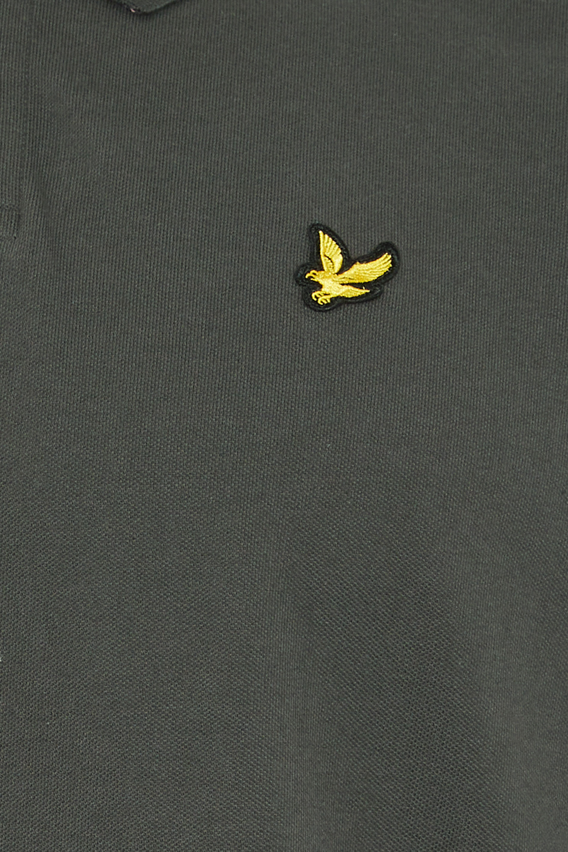 LYLE & SCOTT Big & Tall Gunmetal Grey Striped Tipped Polo Shirt | BadRhino 3