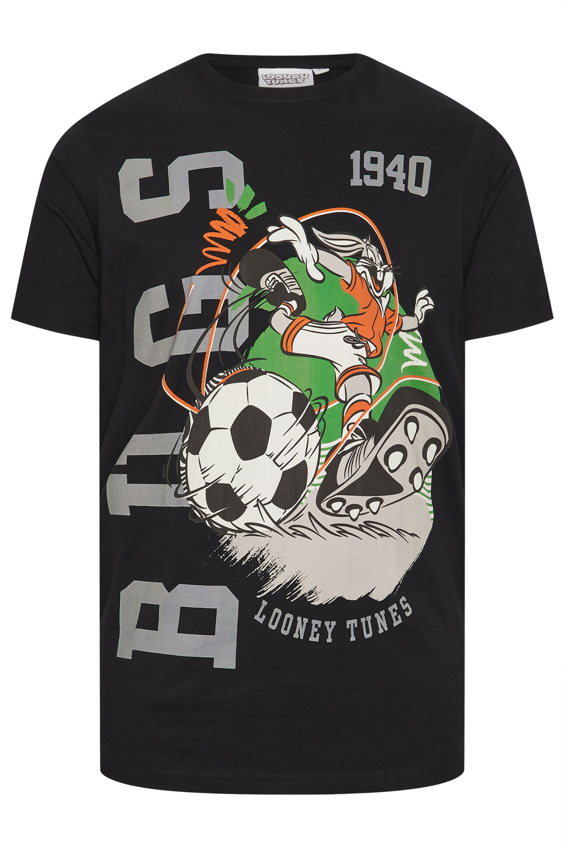 BadRhino Big & Tall Black Bugs Bunny Graphic T-Shirt | BadRhino 6