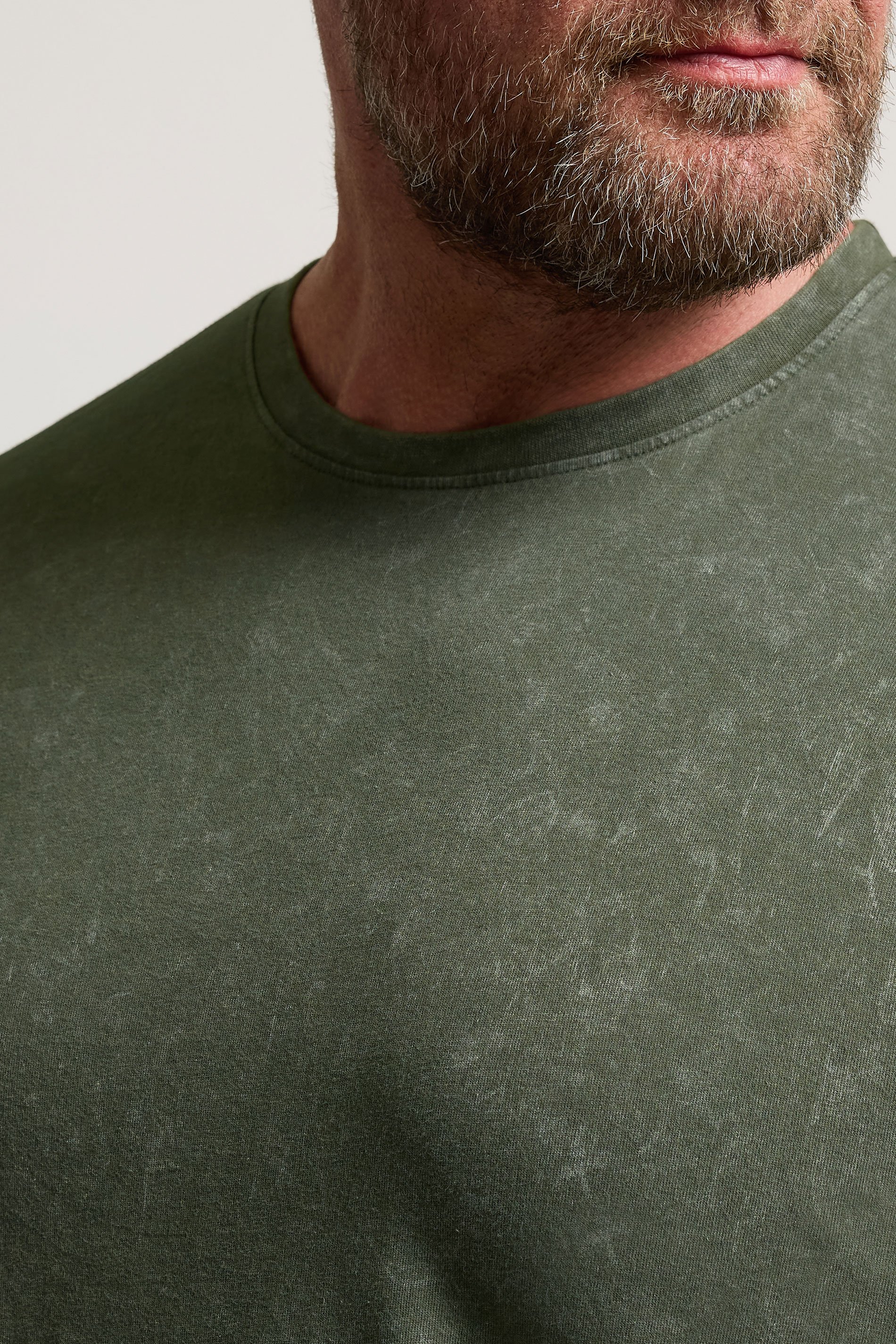 BadRhino Big & Tall 3 PACK Khaki & Navy Acid Wash T-Shirts | BadRhino 5