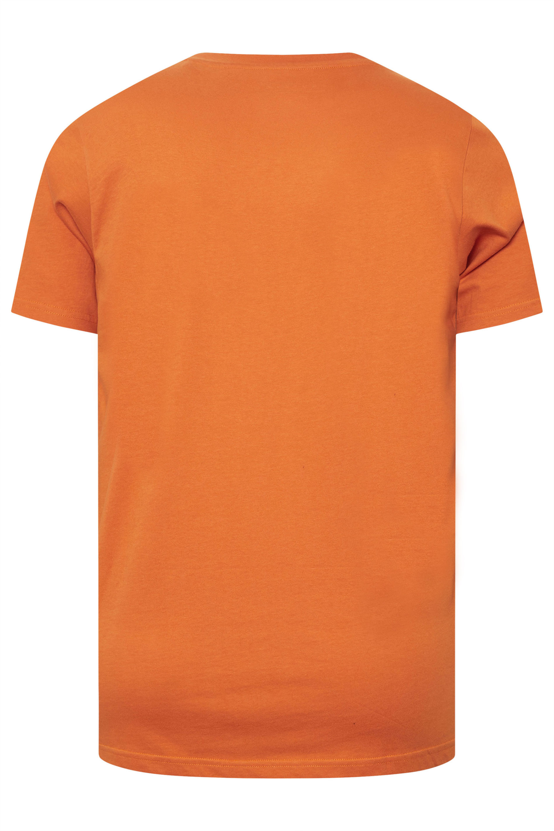 BadRhino Big & Tall Rust Orange Core T-Shirt | BadRhino 5