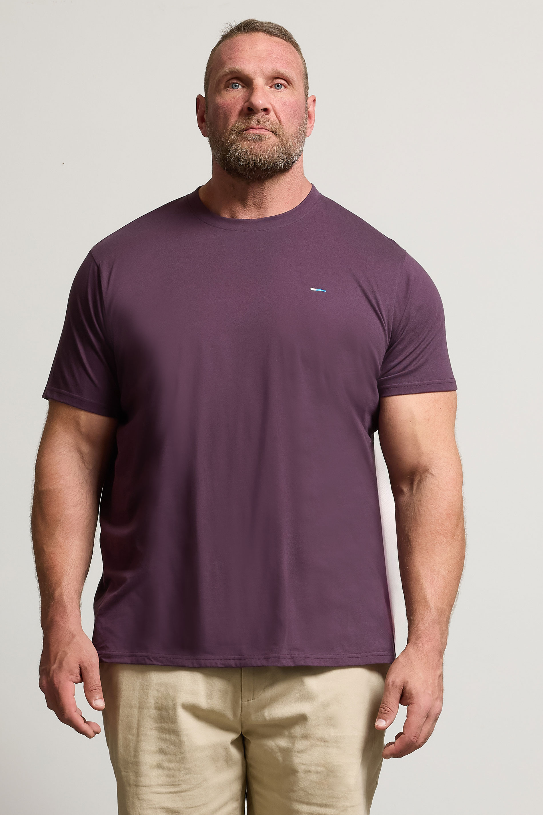 BadRhino Big & Tall Plum Purple Core T-Shirt | BadRhino 1