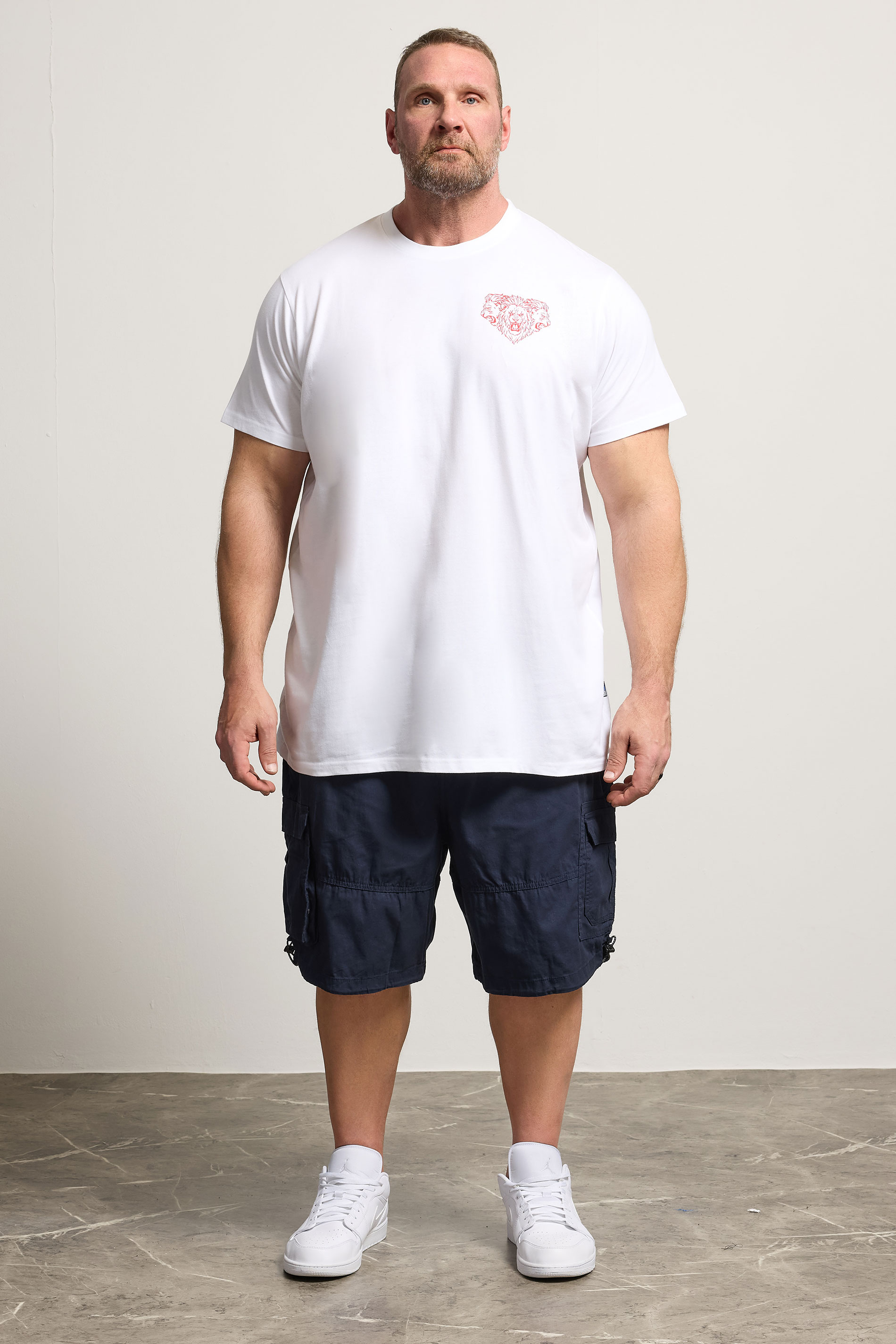BadRhino Big & Tall Navy Blue Lightweight Waist Cargo Shorts | BadRhino 3
